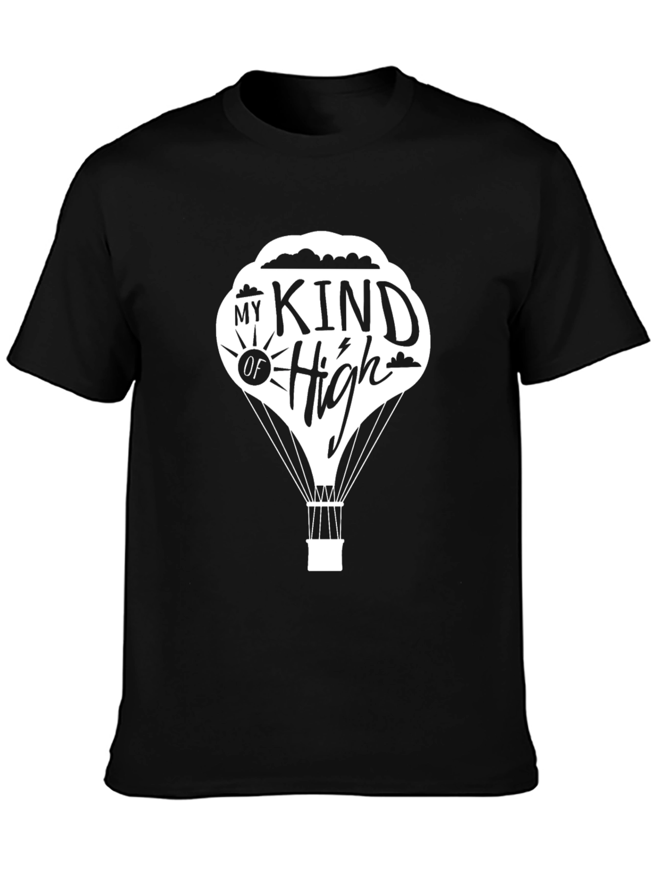 Black My Kind of High Graphic T-Shirt - Black view 3