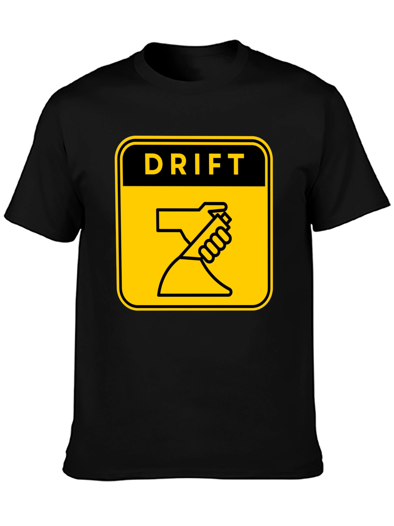 Black Drift Handbrake T-Shirt - Black view 3