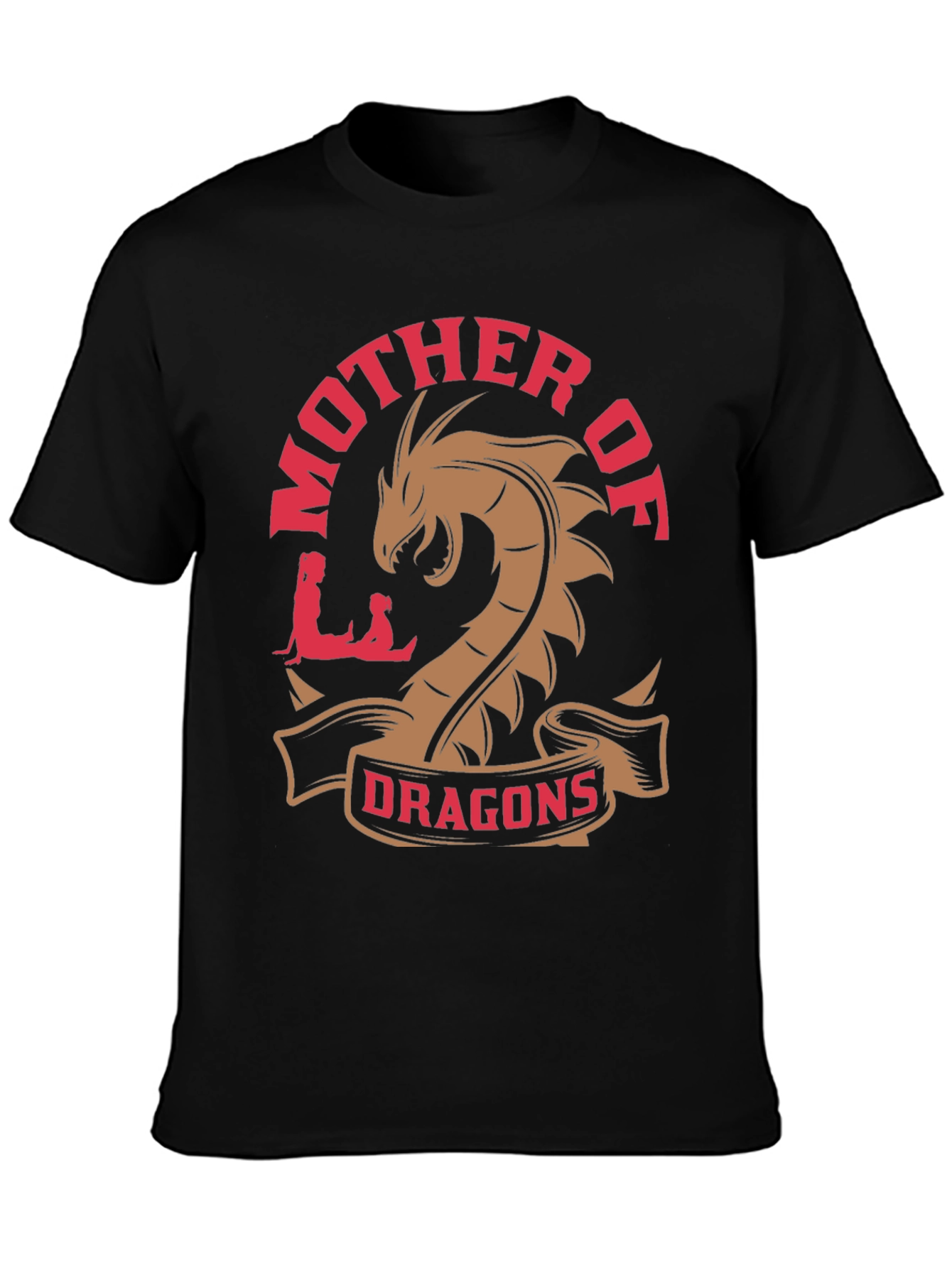 Black Mother of Dragons Graphic Tee view 3