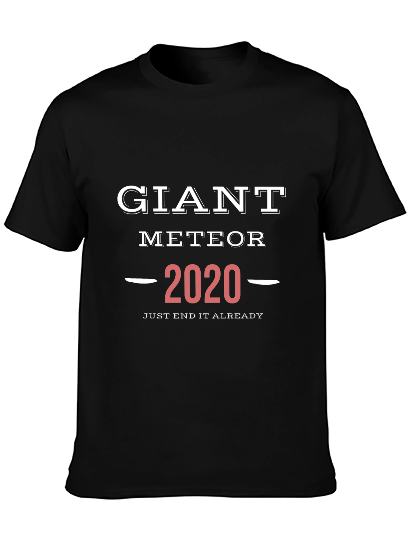Black Giant Meteor 2020 Graphic Tee - End It Already! view 3