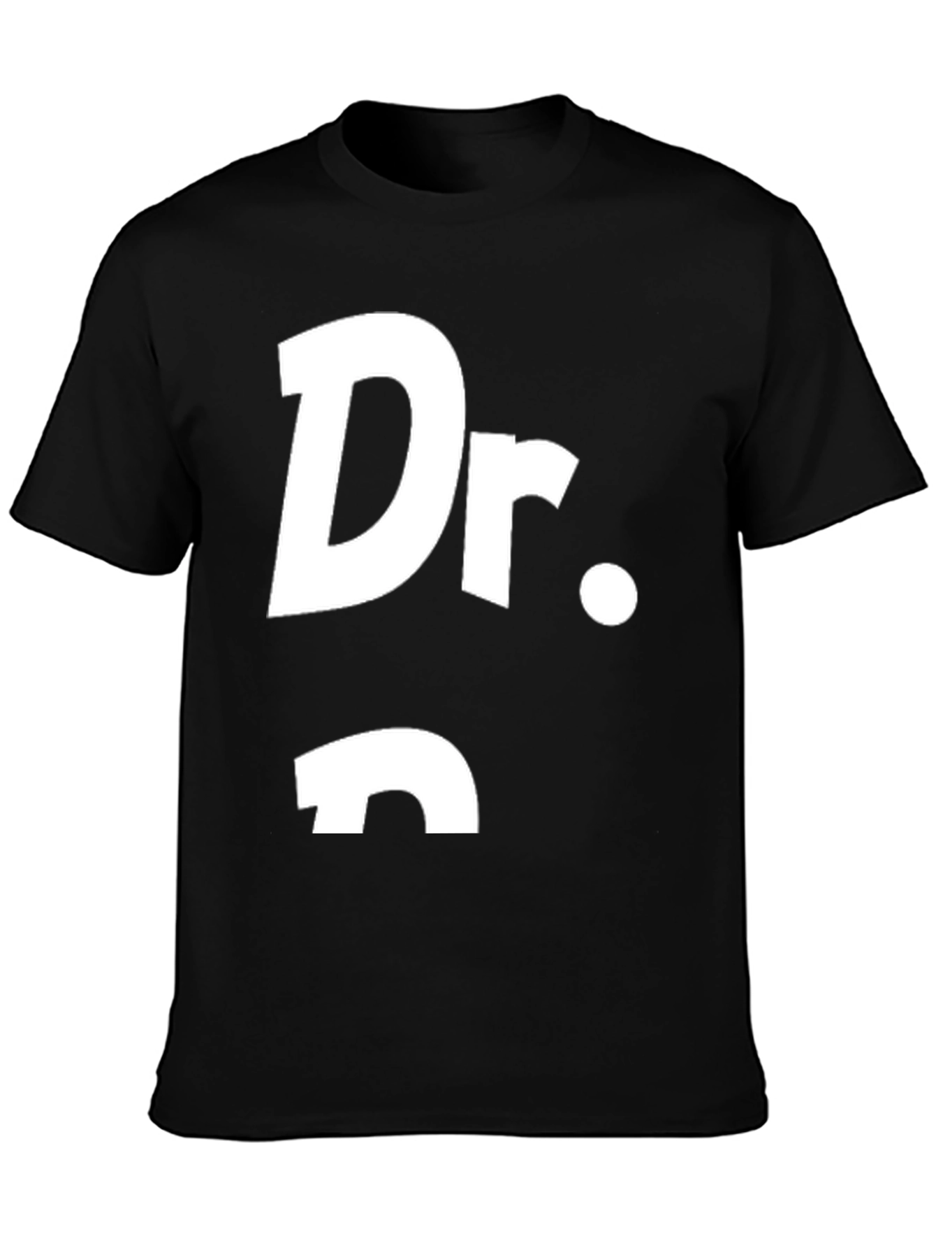 Black Dr. Who Parody T-Shirt - Geek Chic Tee view 3