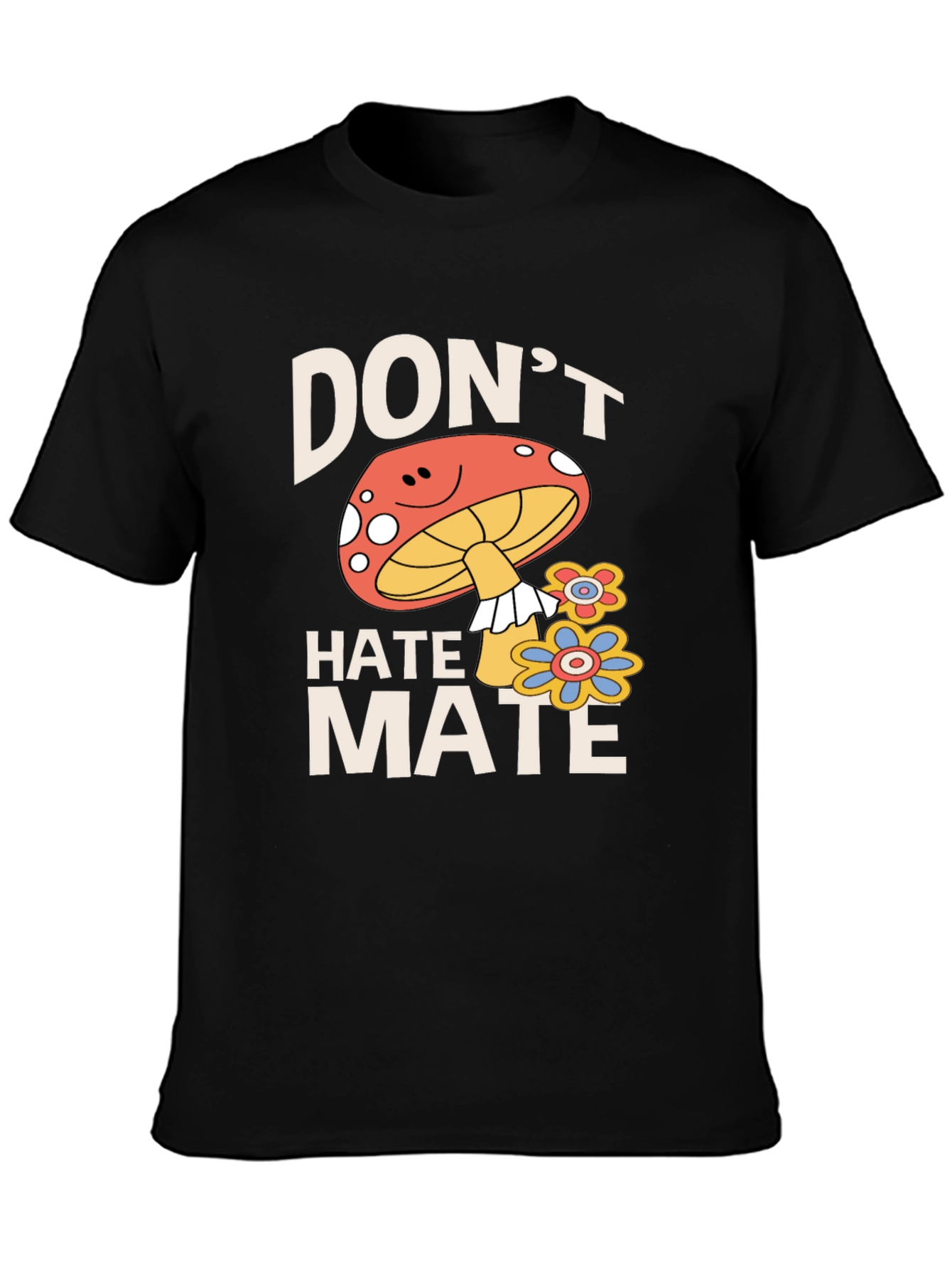 Black Don't Hate Mate Graphic Tee view 3