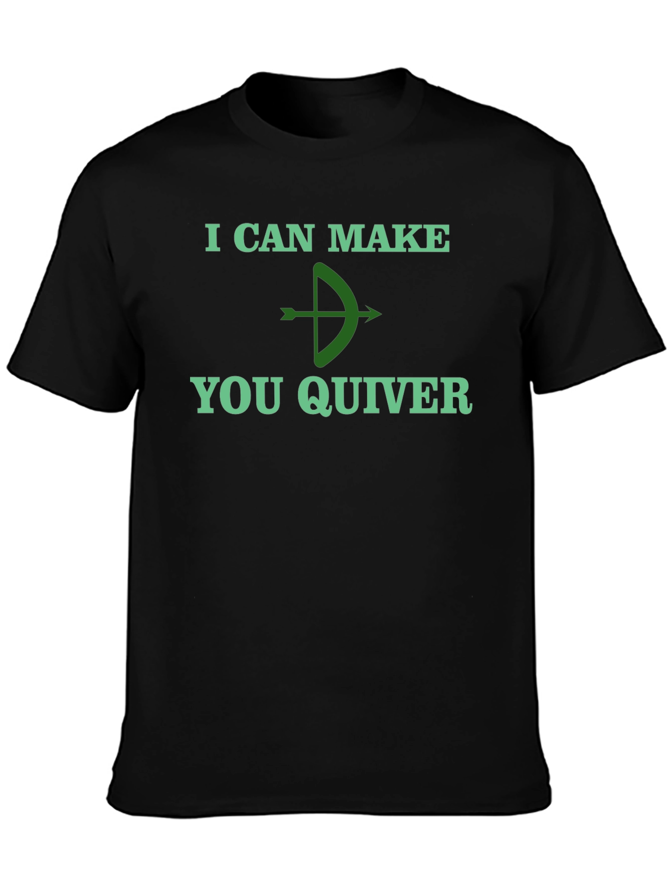 Black I Can Make You Quiver Arrow T-Shirt view 3