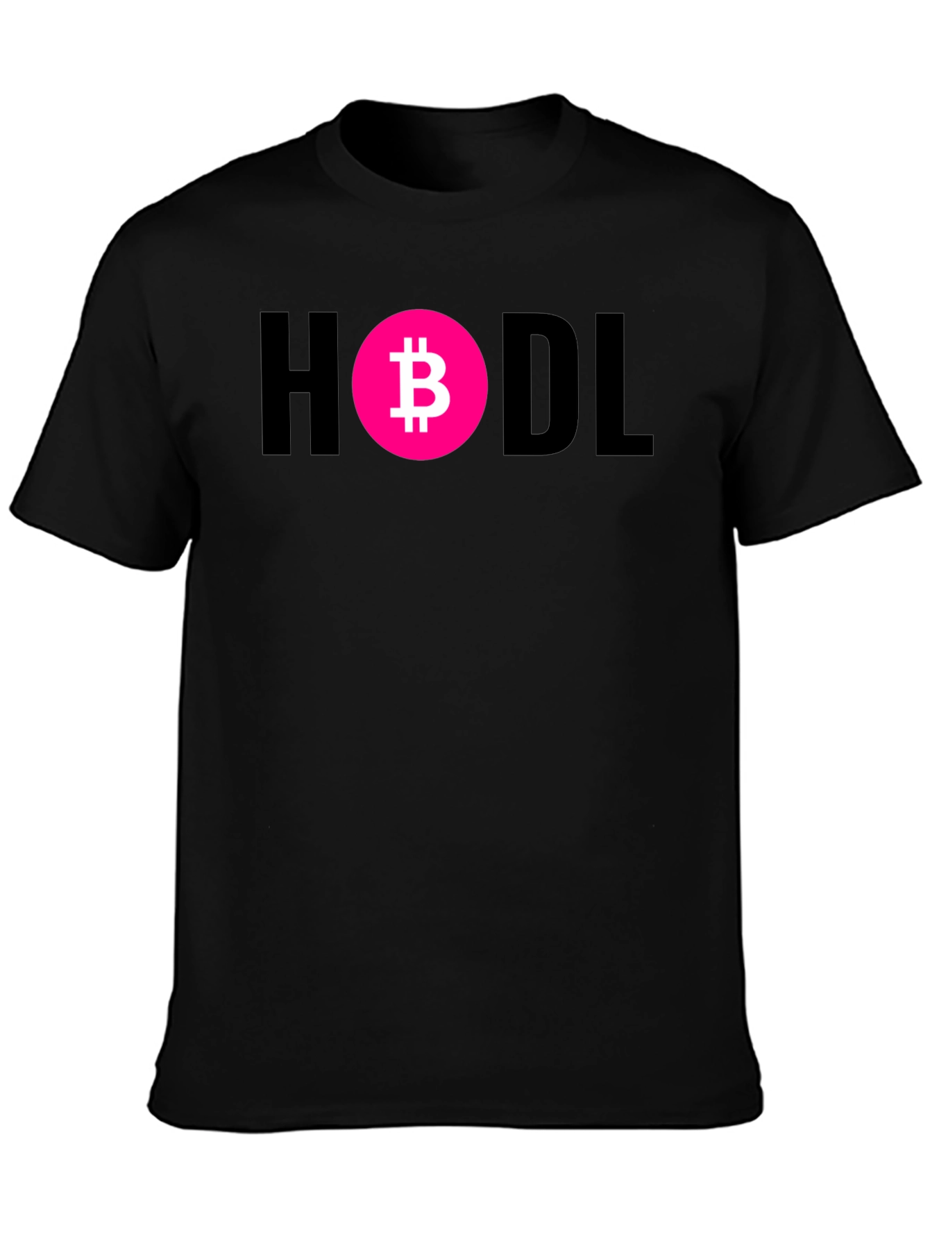 Black HODL Bitcoin Crypto T-Shirt - Black Cotton view 3