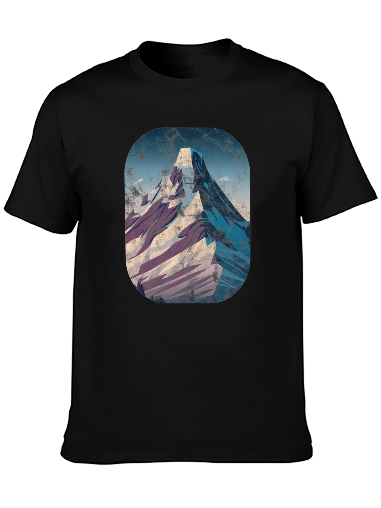 Black Mountain Graphic Tee - Distressed Print view 3
