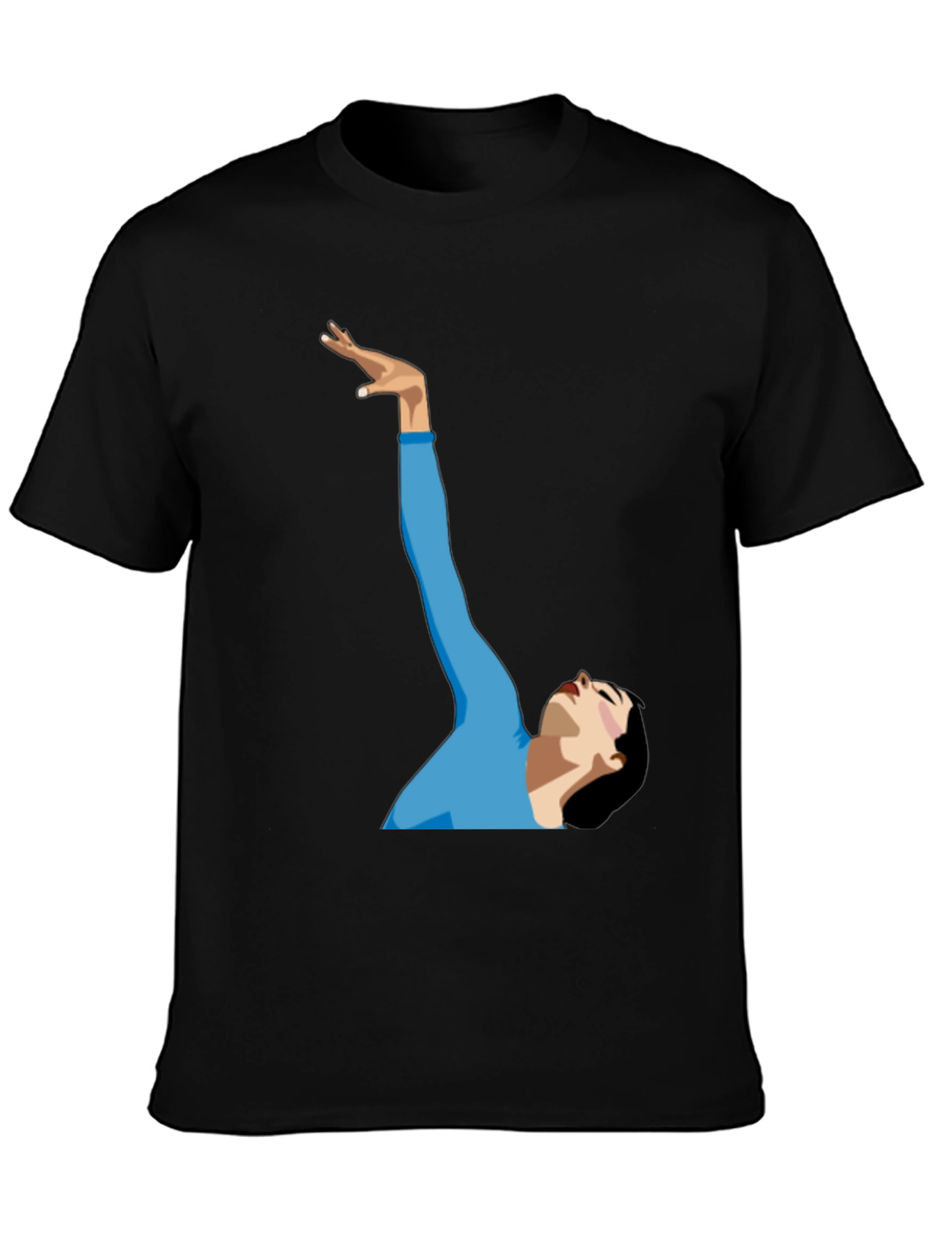 Black Dancer Graphic Tee - Stylish Unisex T-Shirt view 3