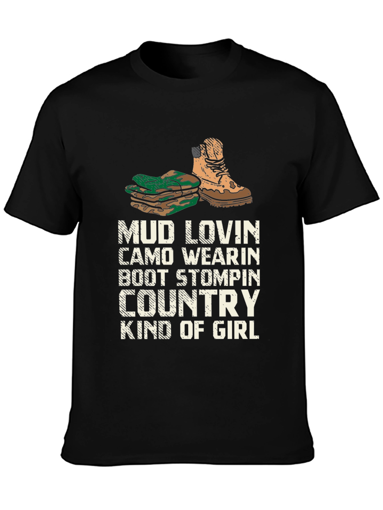 Mud Lovin' Country Girl Graphic T-Shirt - 3