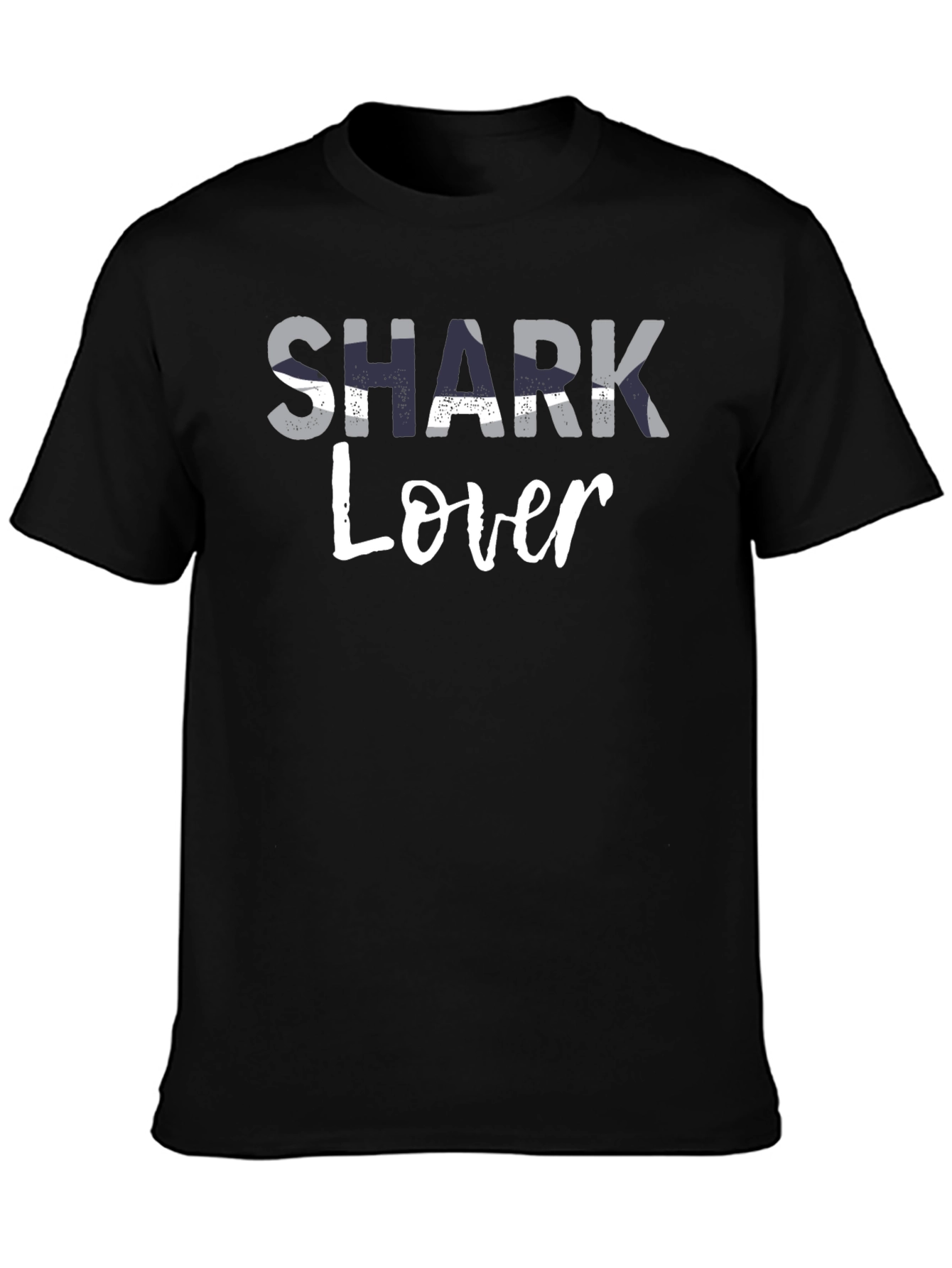 Black Shark Lover Black T-Shirt view 3