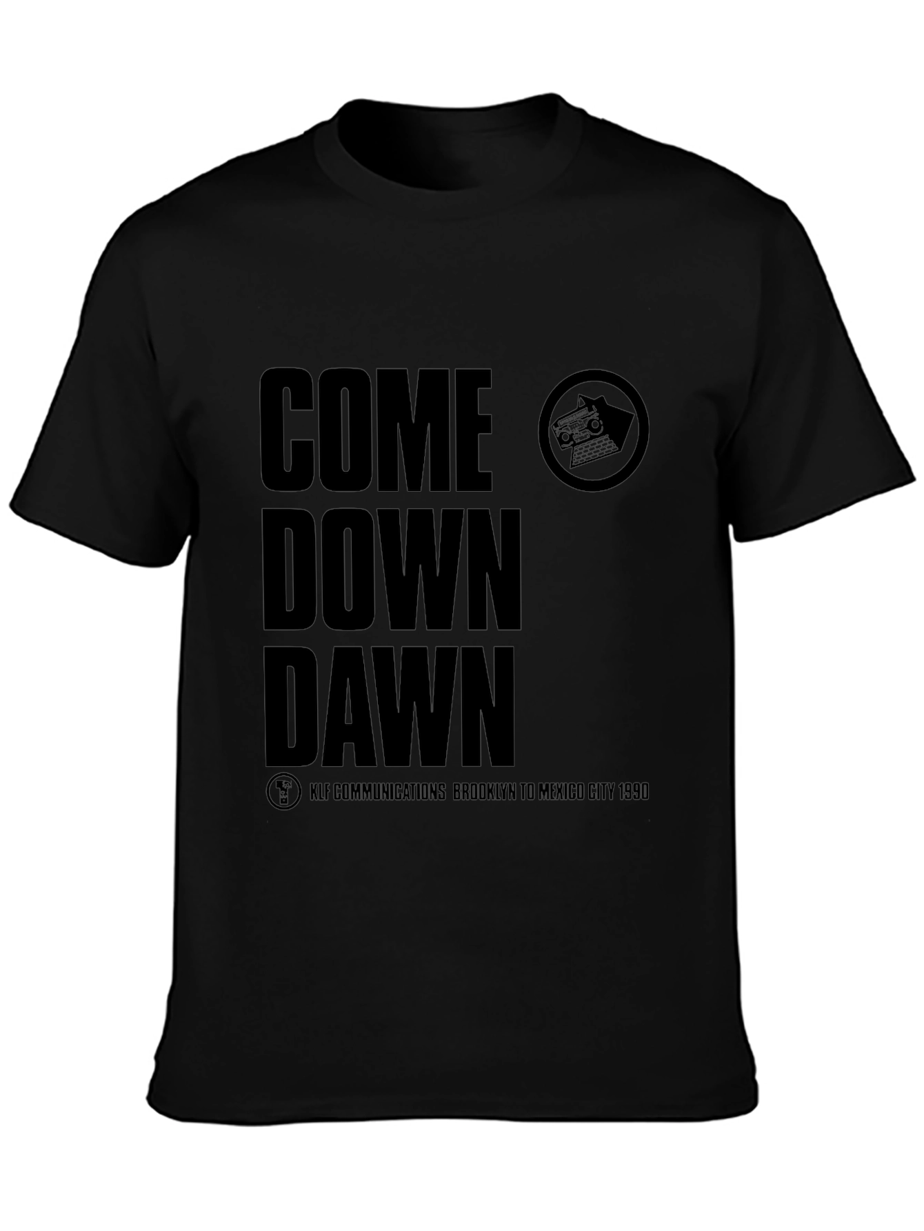 Black Come Down Dawn T-Shirt view 3