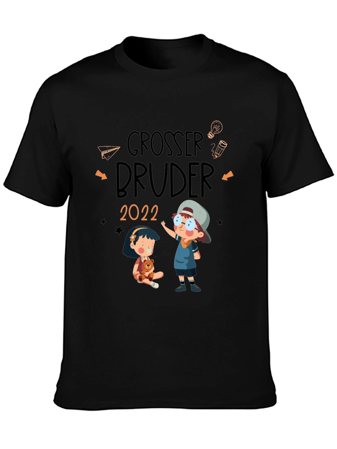Black Grosser Bruder 2022 T-Shirt view 3