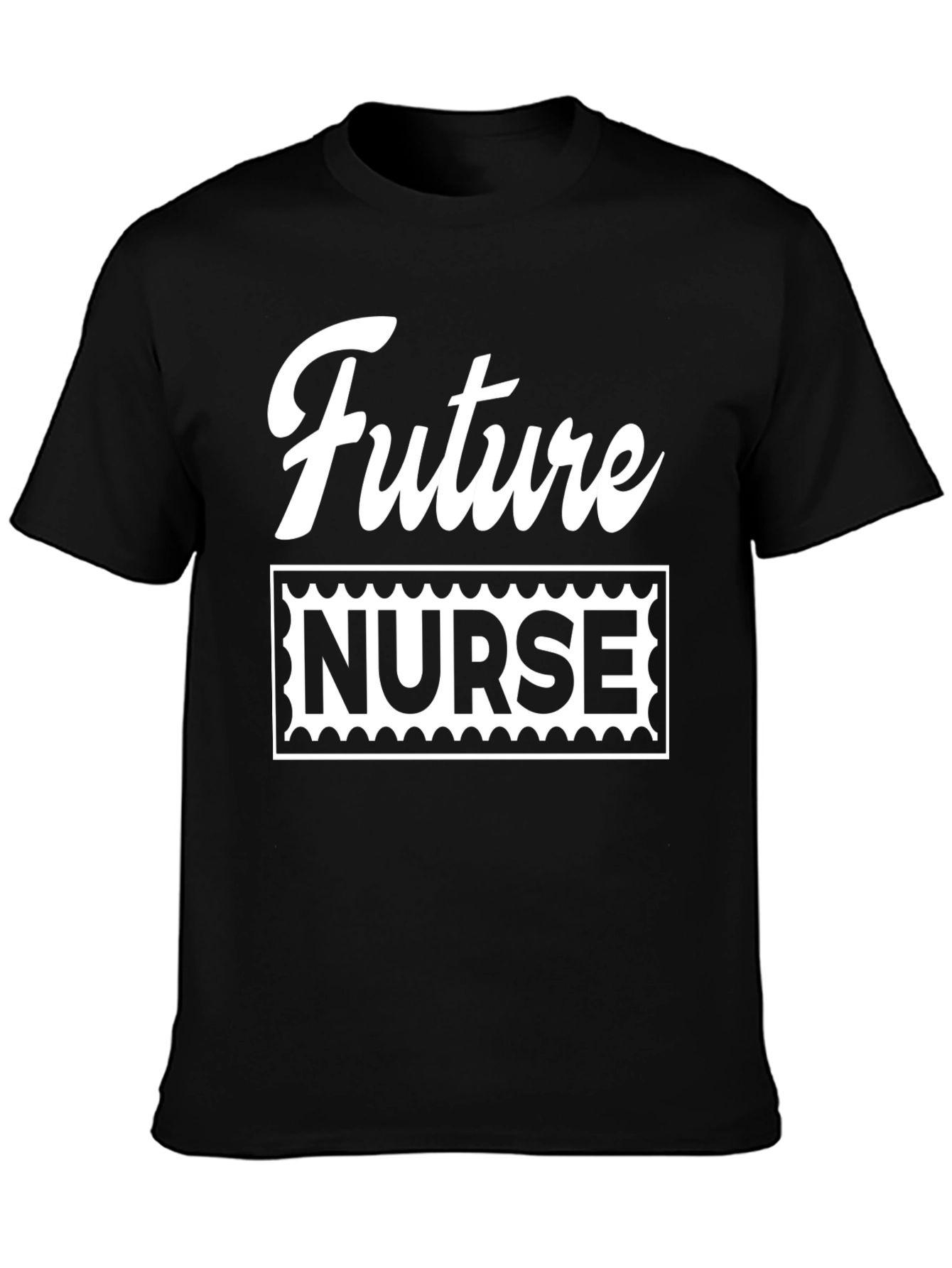 Black Future Nurse T-Shirt - Graduation Gift view 3