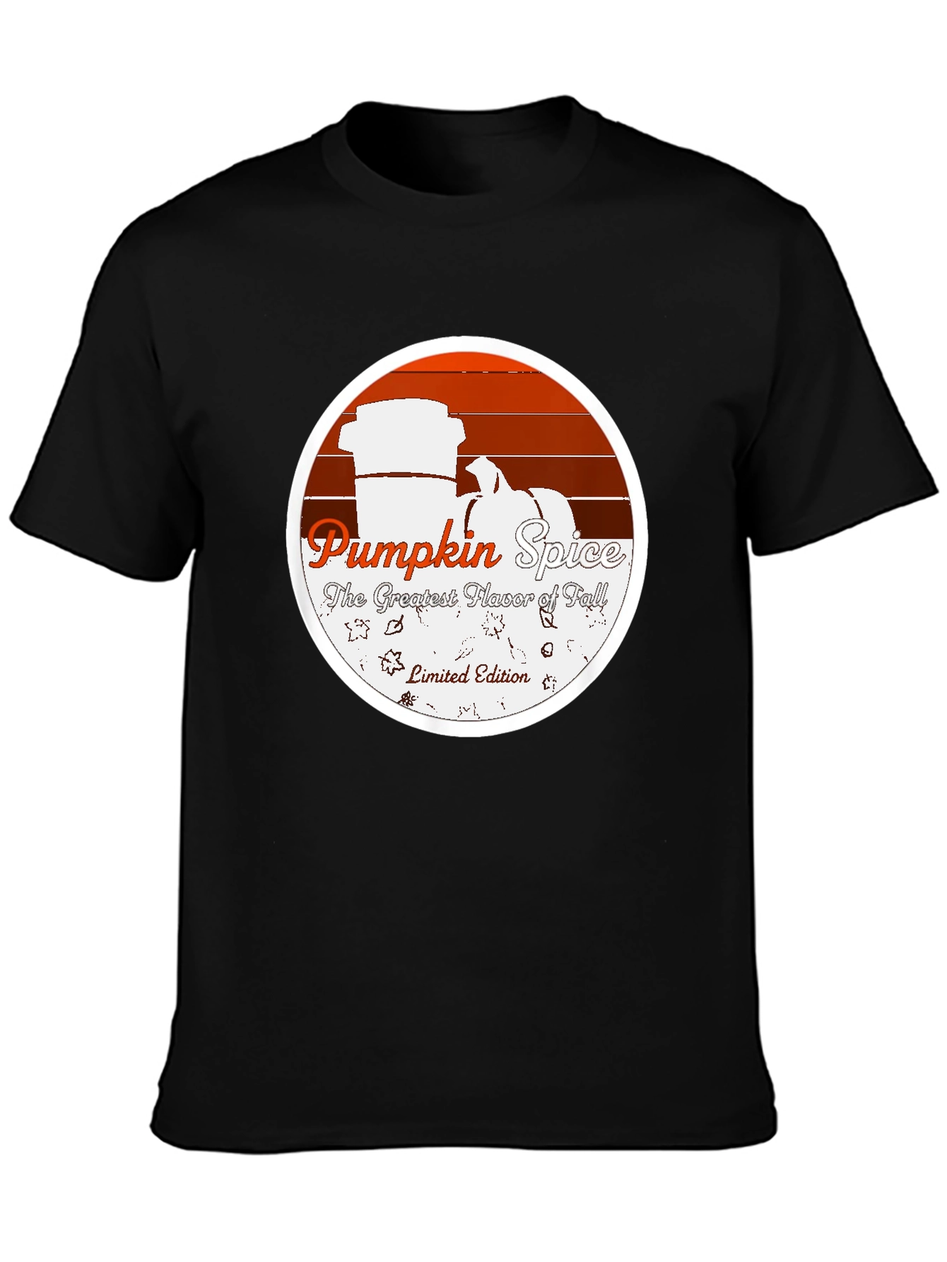 Black Pumpkin Spice Fall Limited Edition T-Shirt view 3