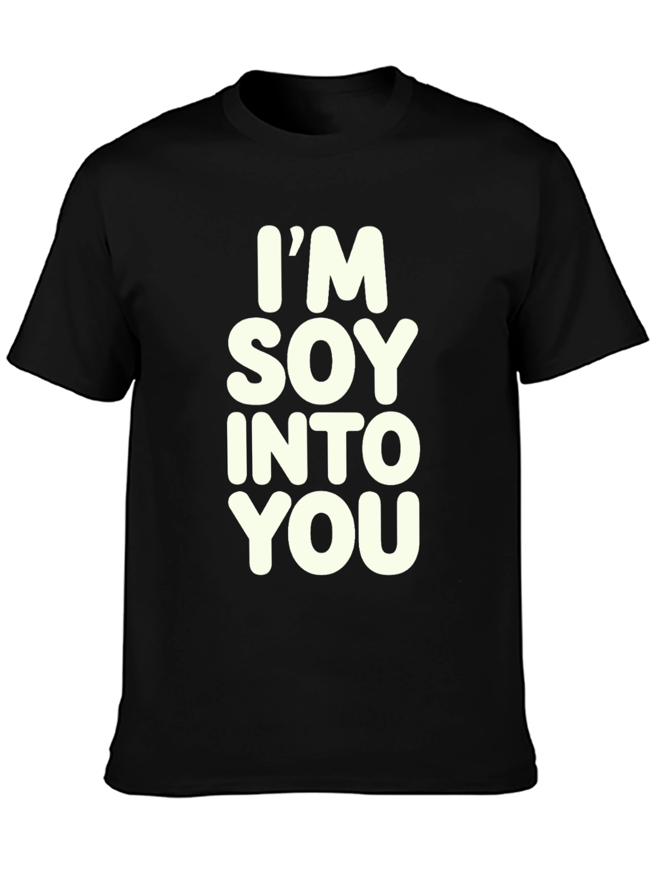 Black I'm Soy Into You Graphic Tee view 3