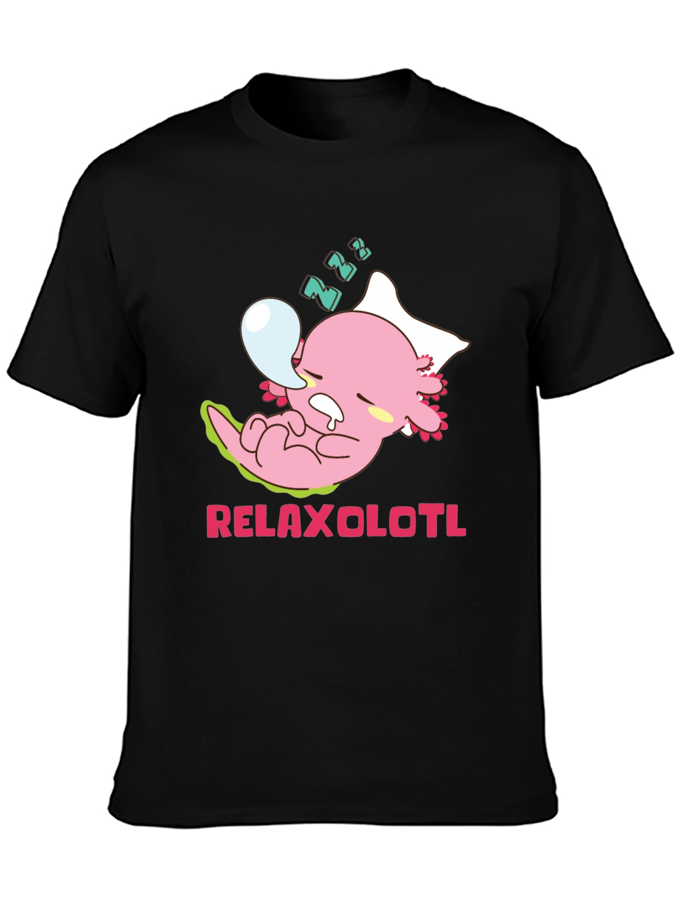 Relaxolotl T-Shirt - Kawaii Axolotl Tee - 3