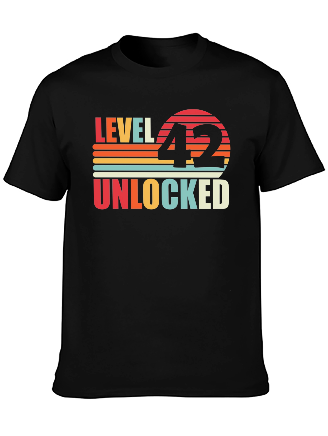 Black Level 42 Unlocked Birthday T-Shirt view 3