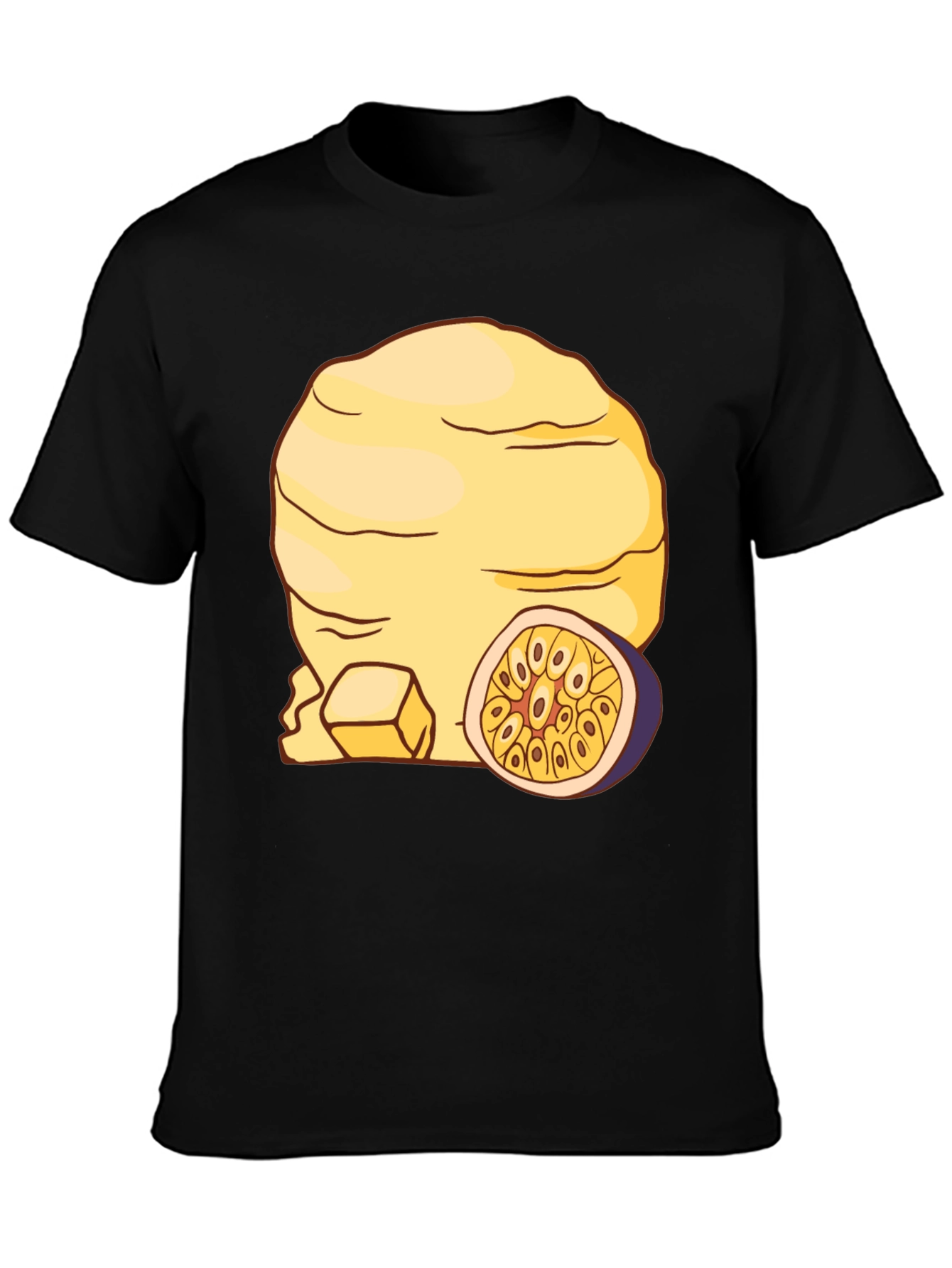 Black Mango Passion Fruit Graphic T-Shirt view 3