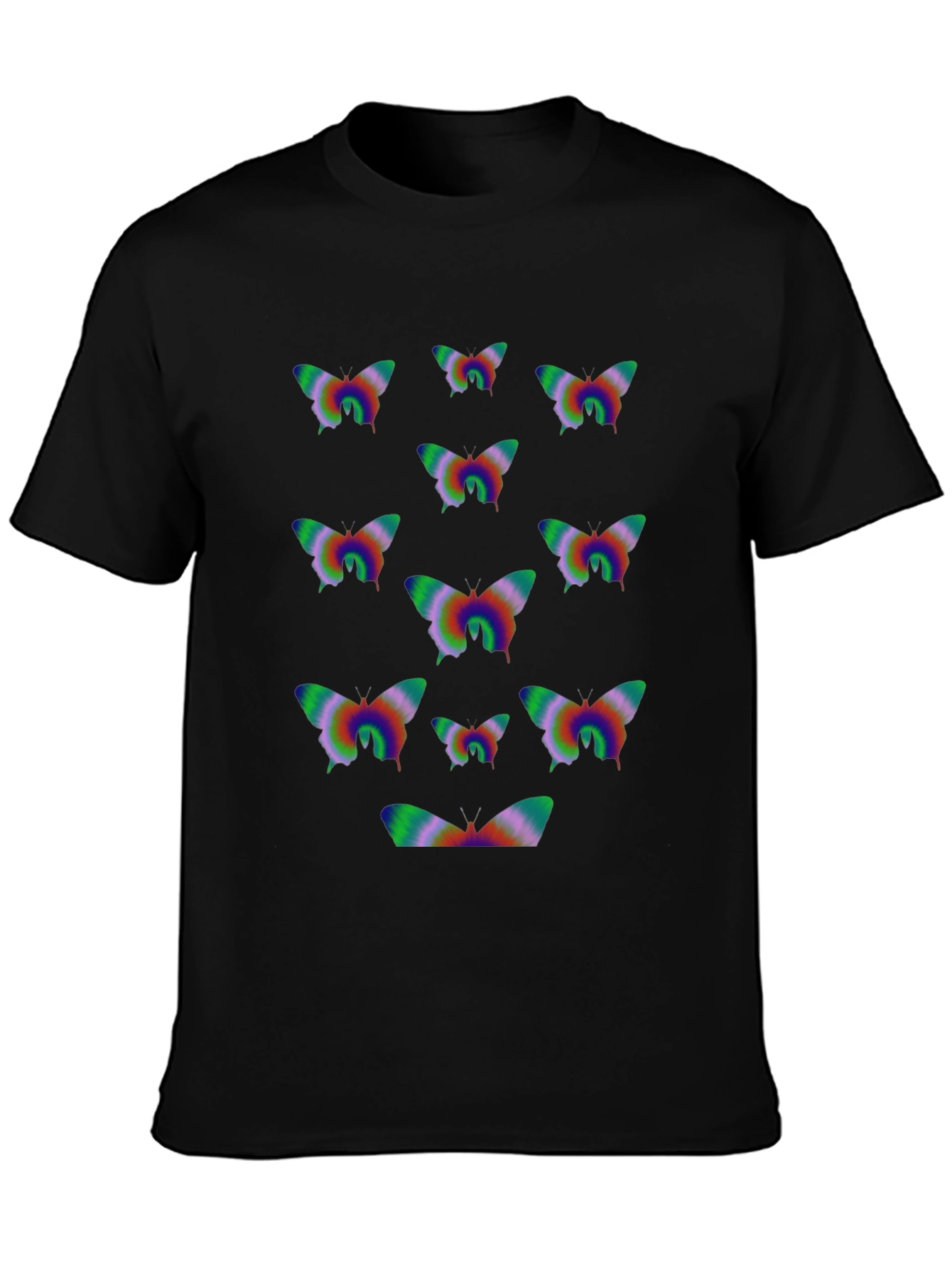 Black Butterfly Graphic Tee - Stylish and Unique view 3