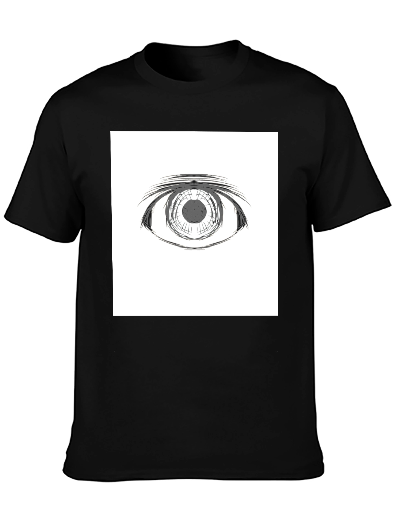Black Eye Graphic Black T-Shirt view 3