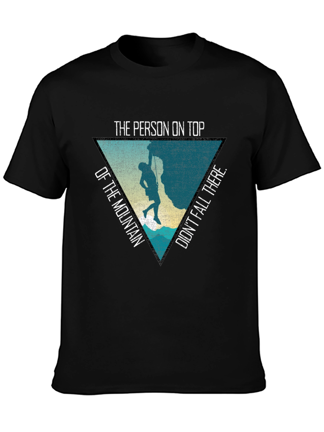 Black The Person On Top Graphic T-Shirt view 3