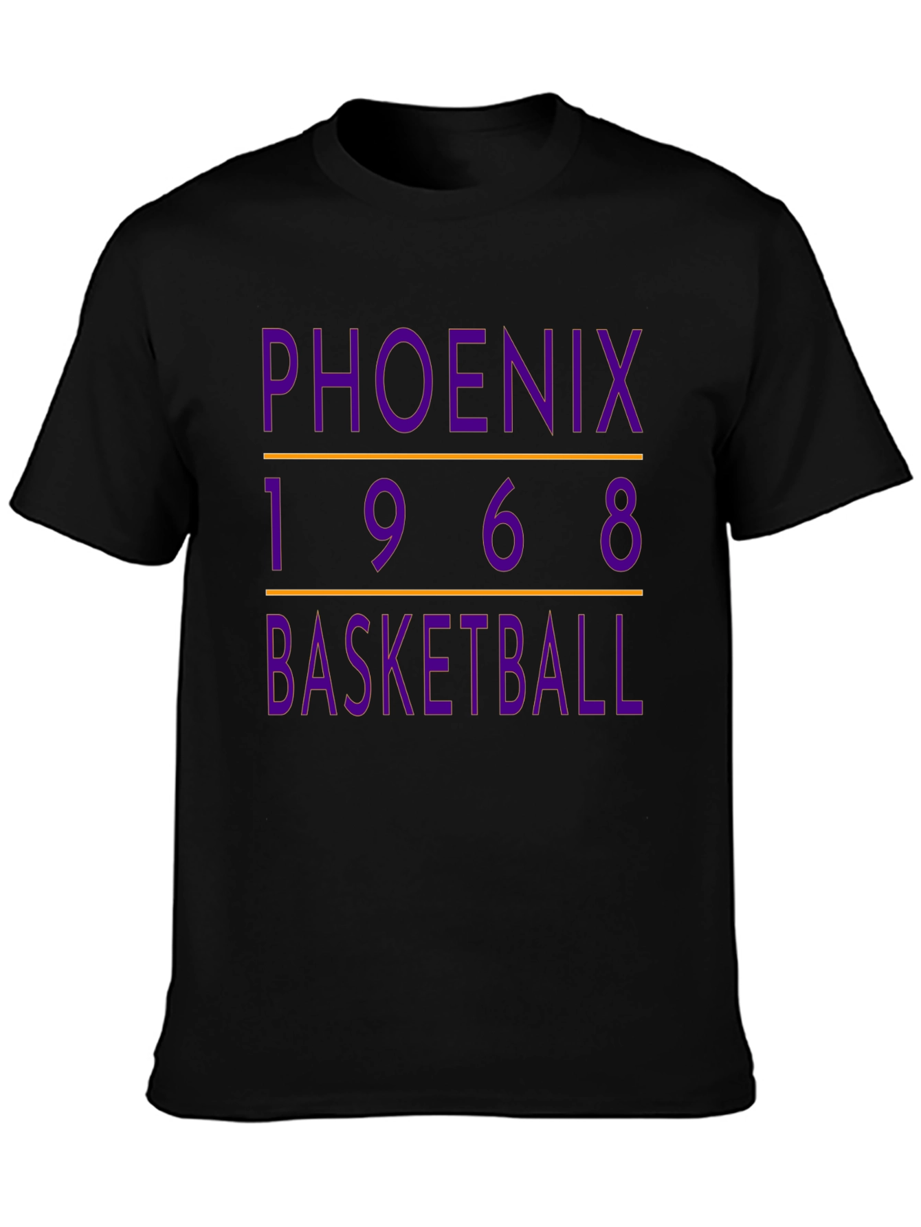 Black Phoenix Basketball 1968 T-Shirt - Retro Sports Tee view 3