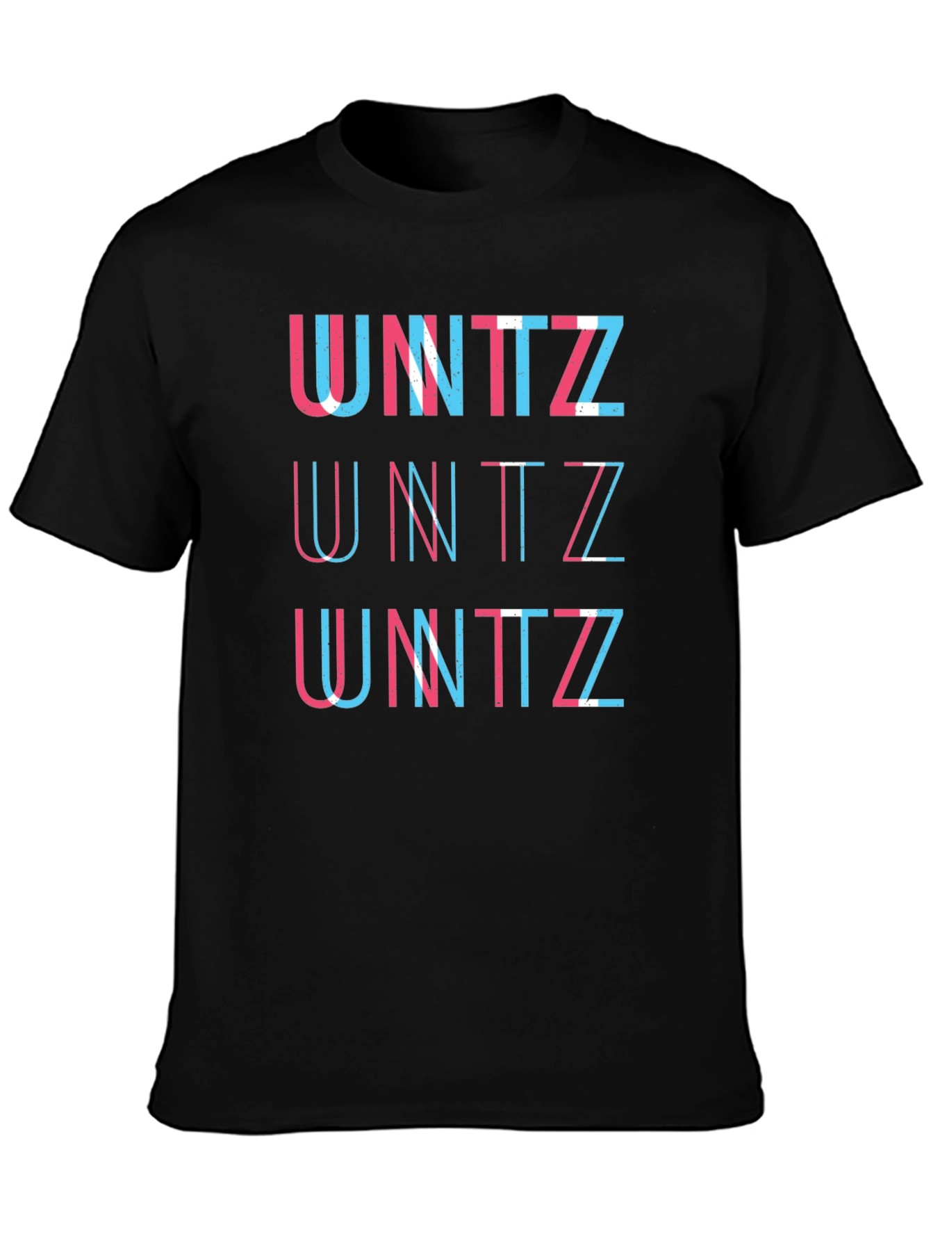 Black UNTZ Unisex T-Shirt - Graphic Print view 3
