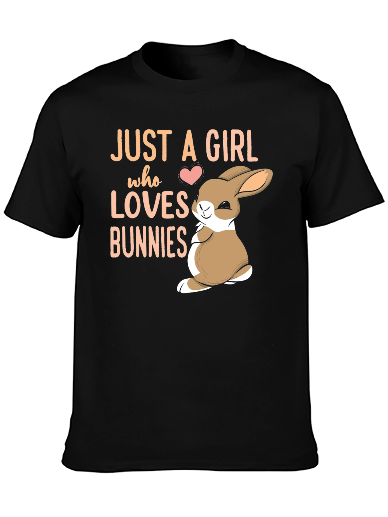Just a Girl Who Loves Bunnies T-Shirt - 3