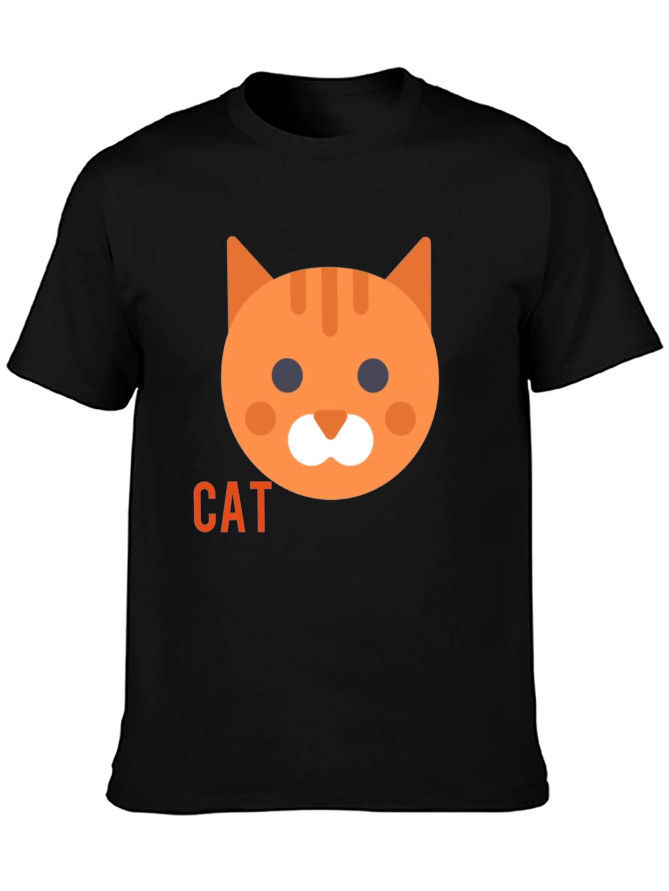 Black Black Cat Graphic Tee - Cute & Casual Style view 3