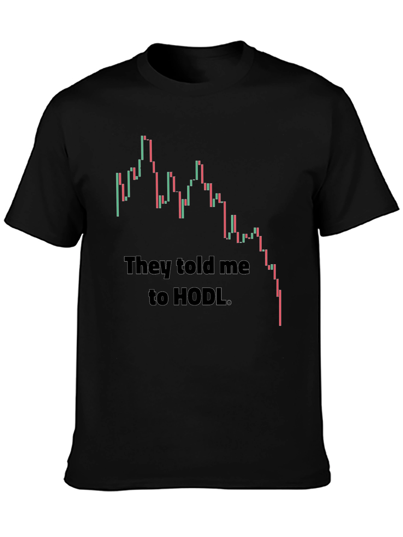 HODL Crypto Stock Chart T-Shirt - 3