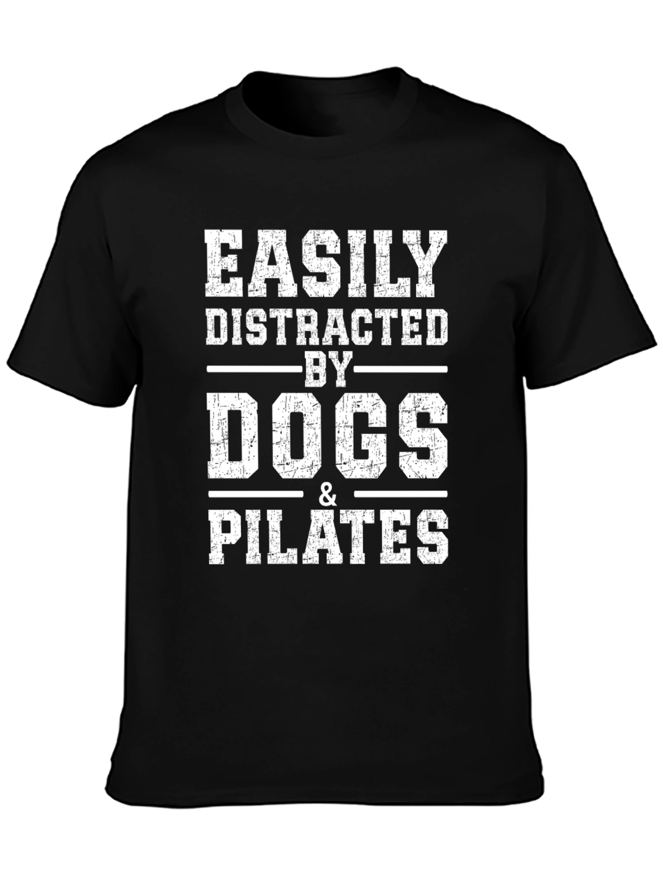 Black Dogs & Pilates Distraction Tee view 3