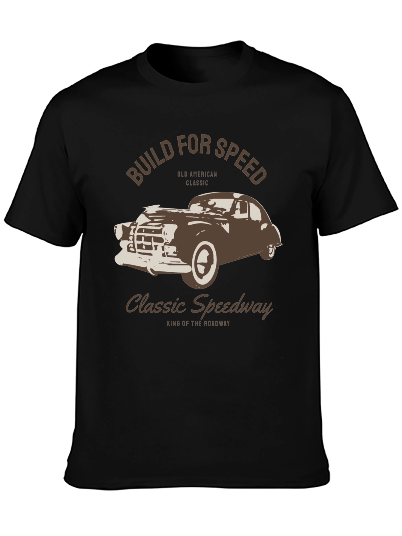 Black Classic Speedway Graphic T-Shirt view 3
