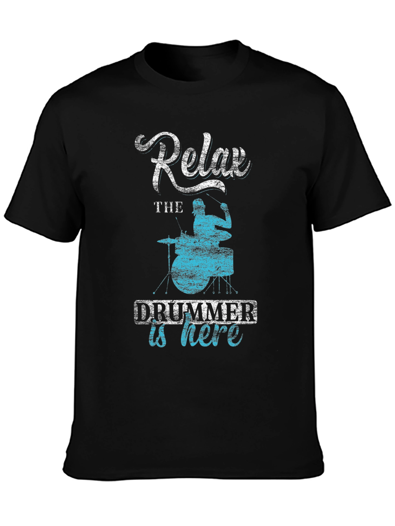Relax The Drummer Is Here Graphic Tee - 3