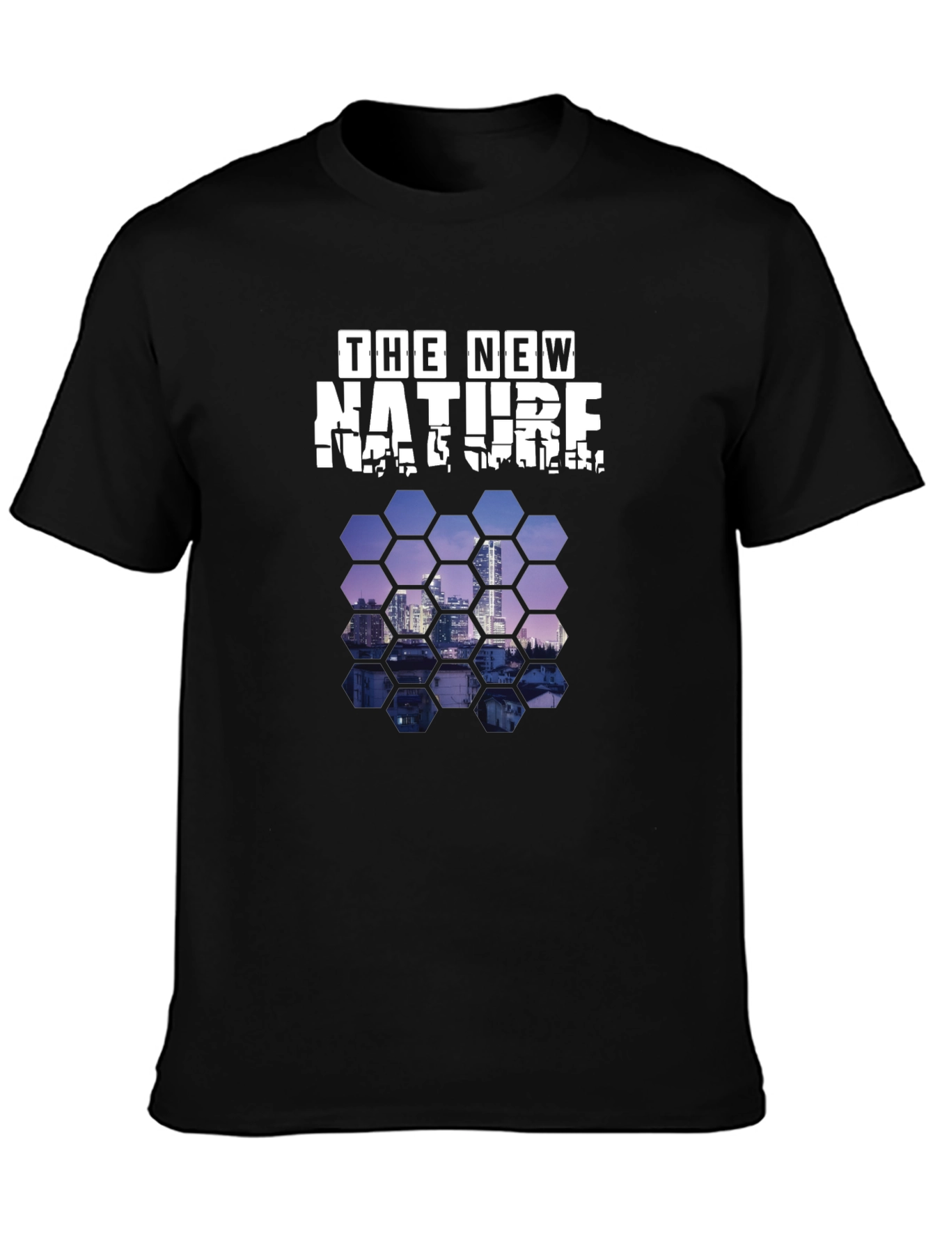 Black The New Nature Black Graphic T-Shirt view 3
