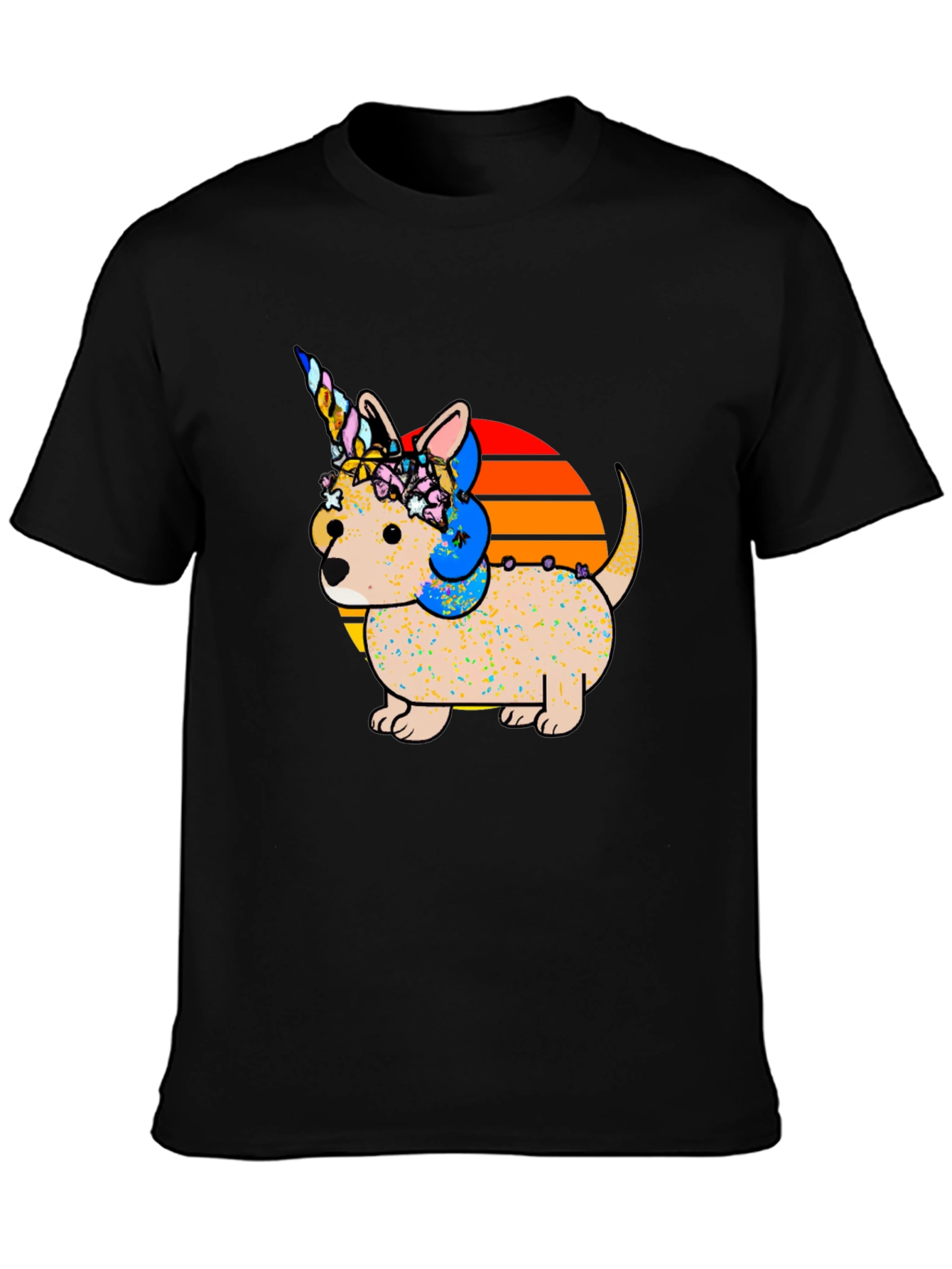 Unicorn Dog T-Shirt, Cute Pet Graphic Tee - 3