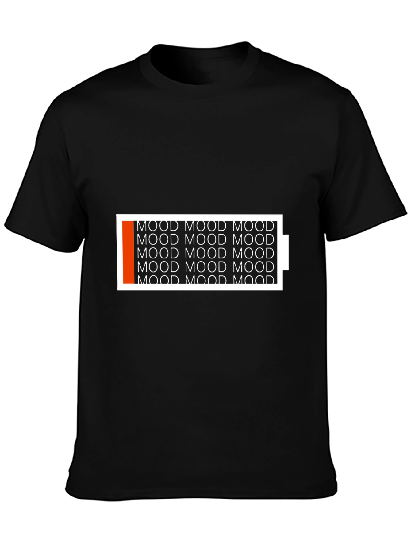 Black Mood Battery T-Shirt - Express Yourself! view 3