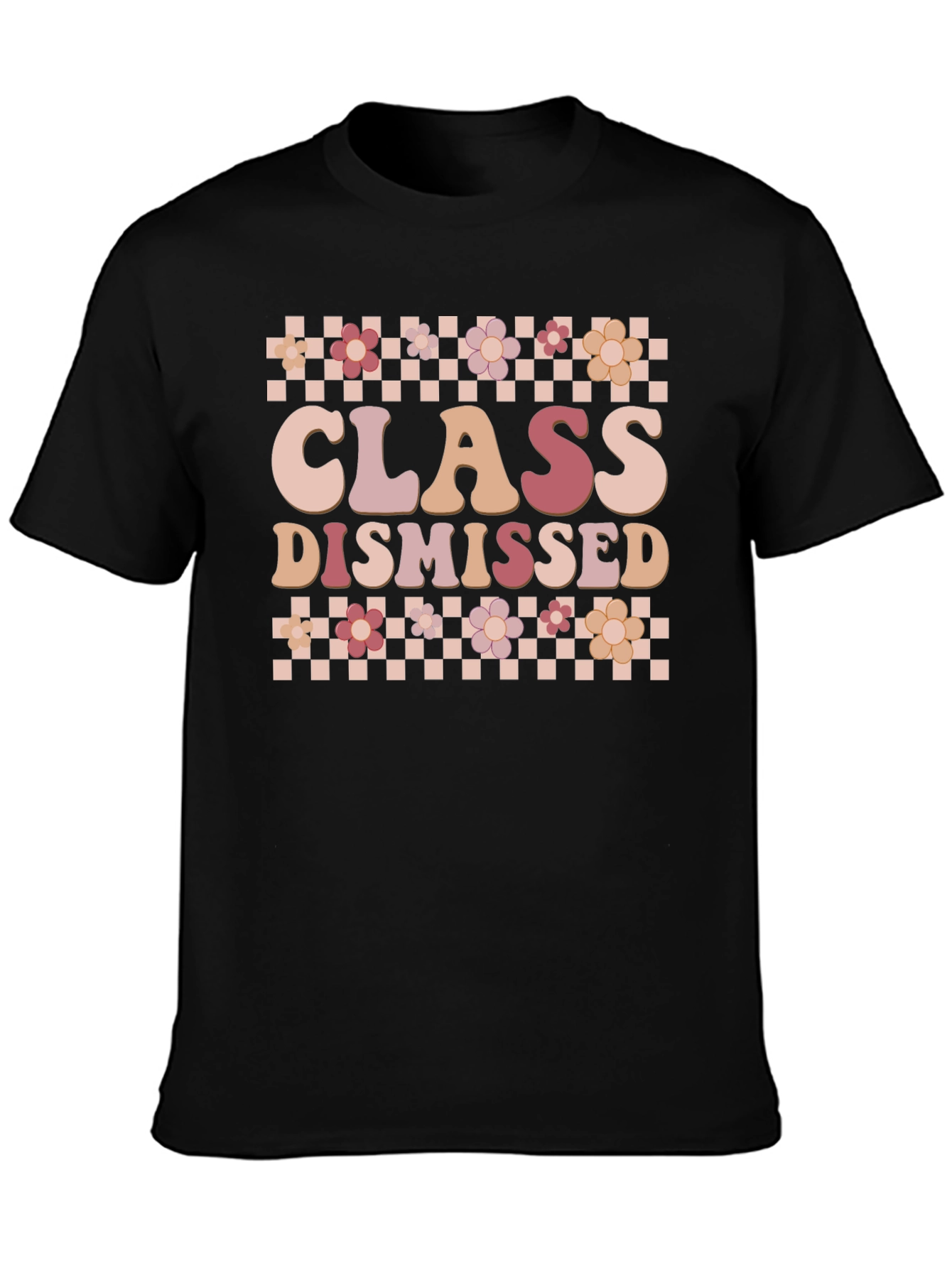 Black Class Dismissed Retro Graphic Tee view 3