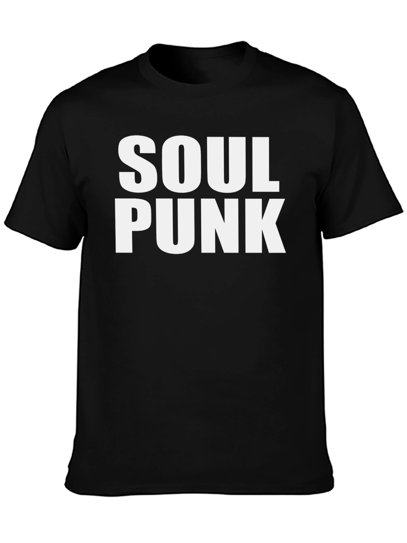 Black Soul Punk Graphic Tee - Mens Black T-Shirt view 3