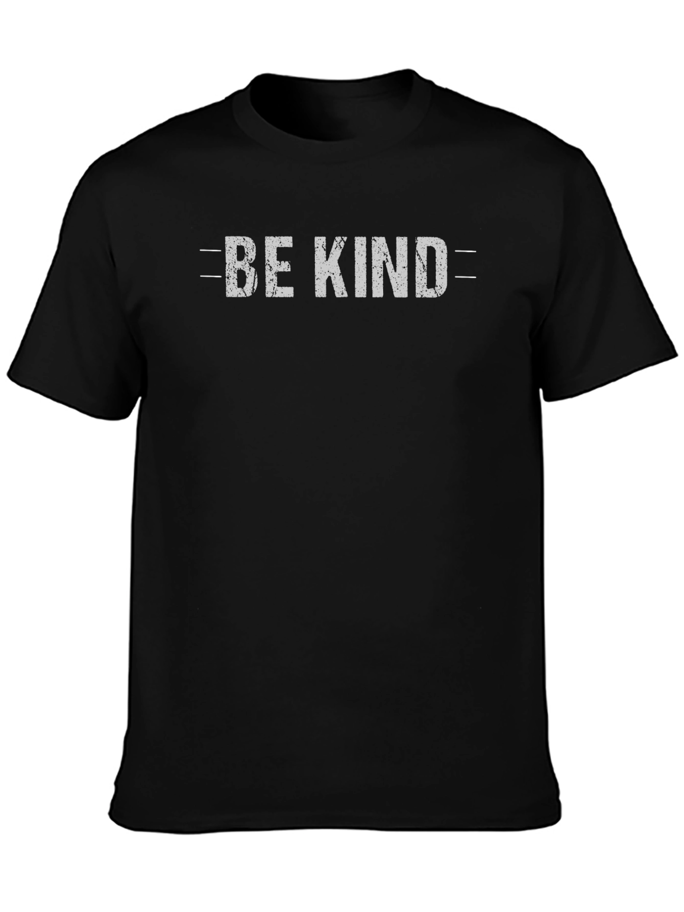 Black Be Kind Graphic Tee - Black Casual Shirt view 3