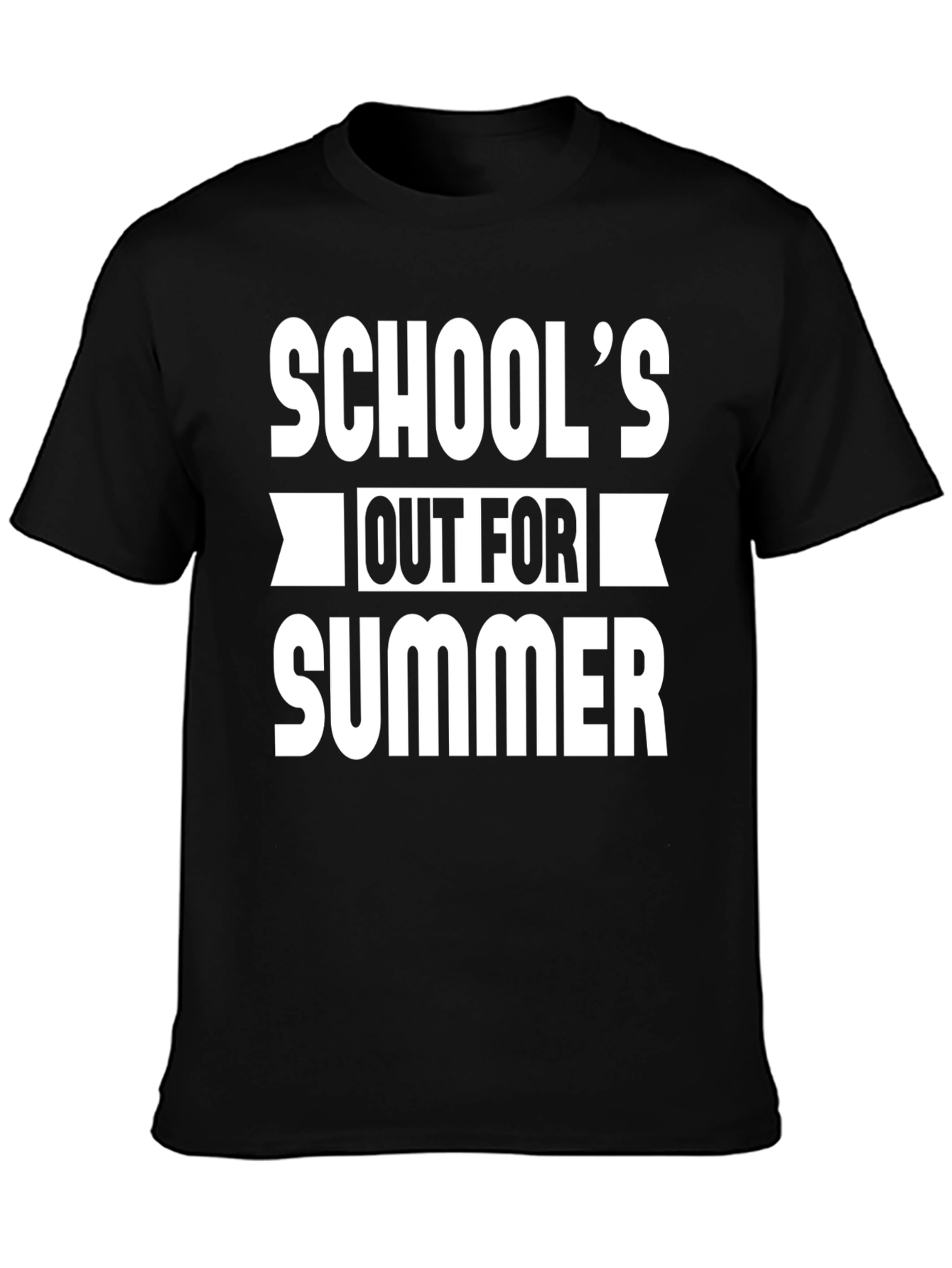 Black School's Out For Summer T-Shirt view 3