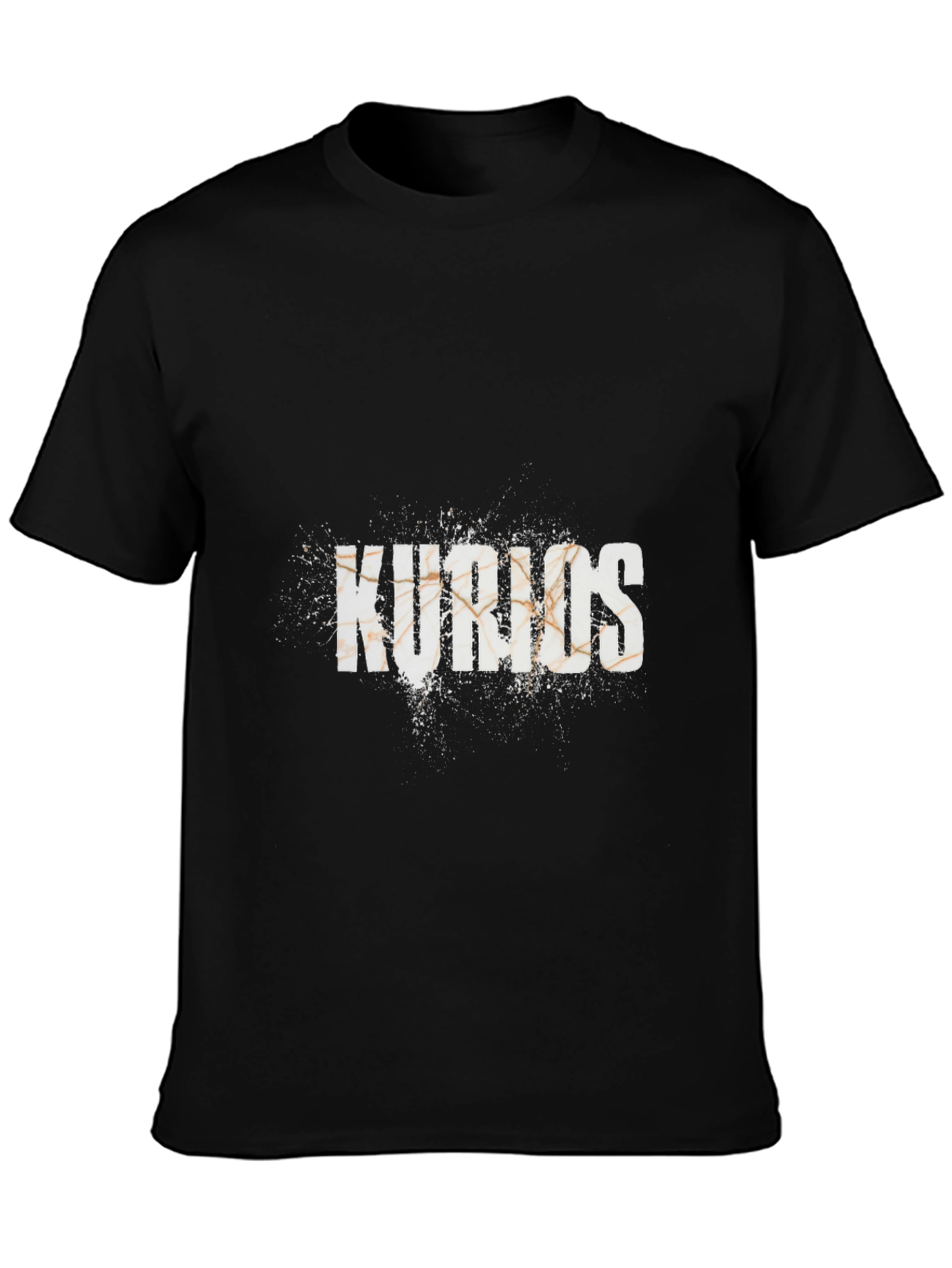 Black Kurios Graphic Tee - Black Cotton Blend view 3