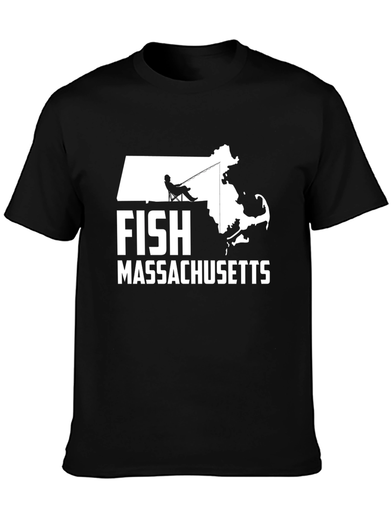 Black Fish Massachusetts Graphic Tee view 3