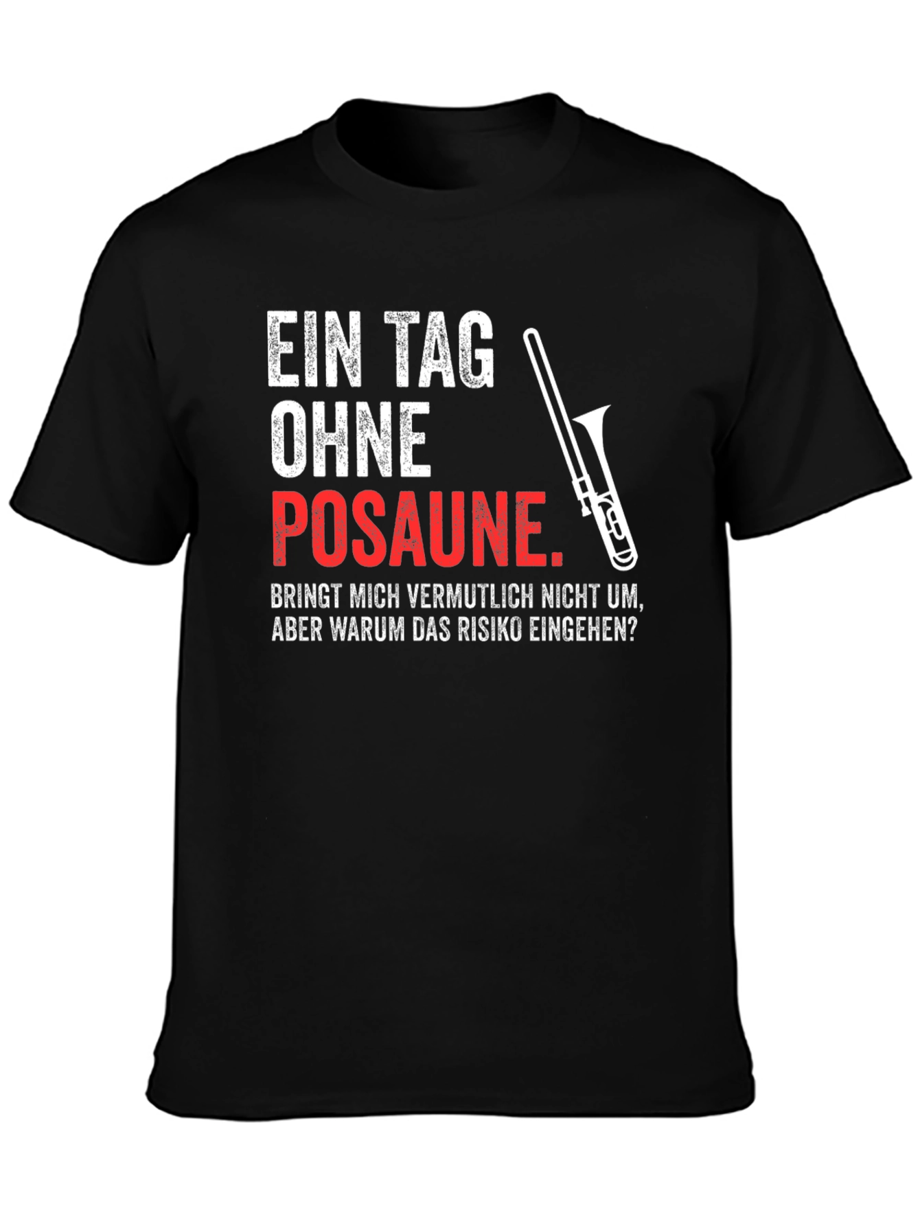Black Ein Tag Ohne Posaune Black T-Shirt view 3