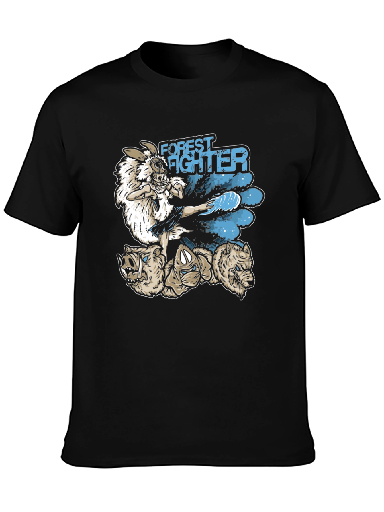 Black Forest Fighter Graphic Tee view 3