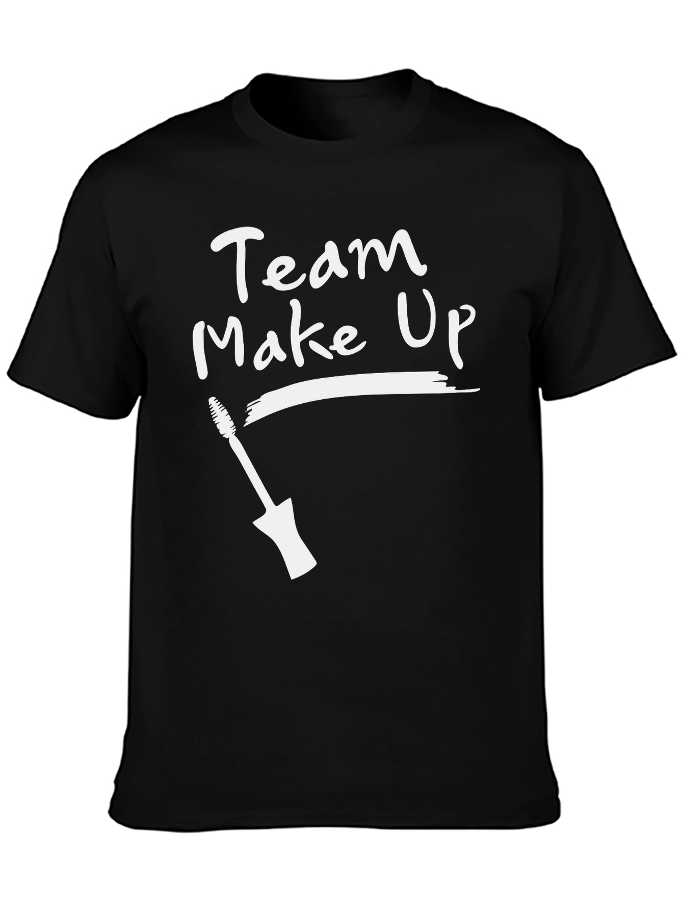 Black Team Make Up T-Shirt view 3