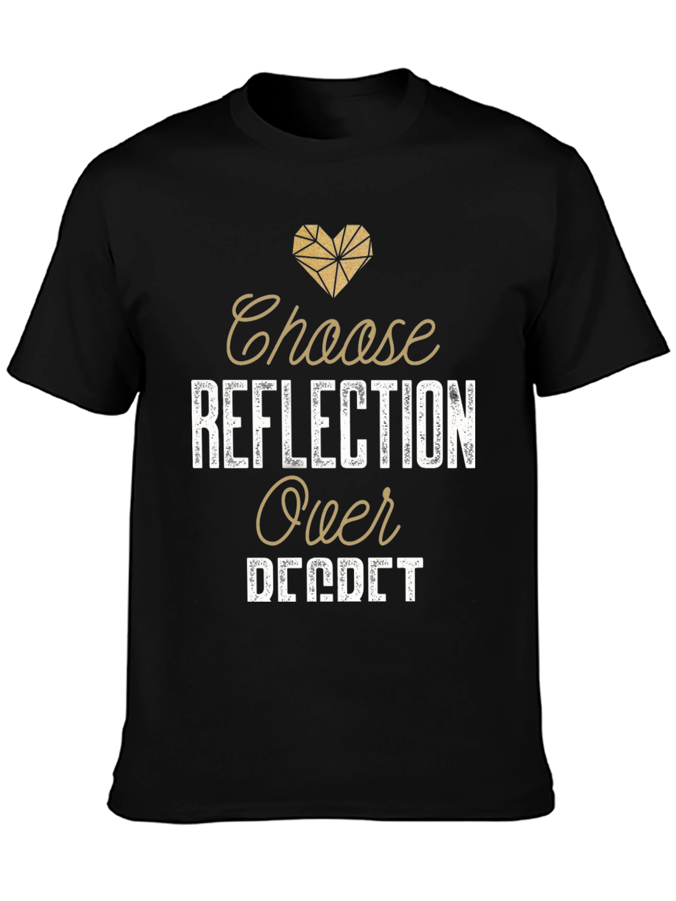 Black Choose Reflection T-Shirt view 3