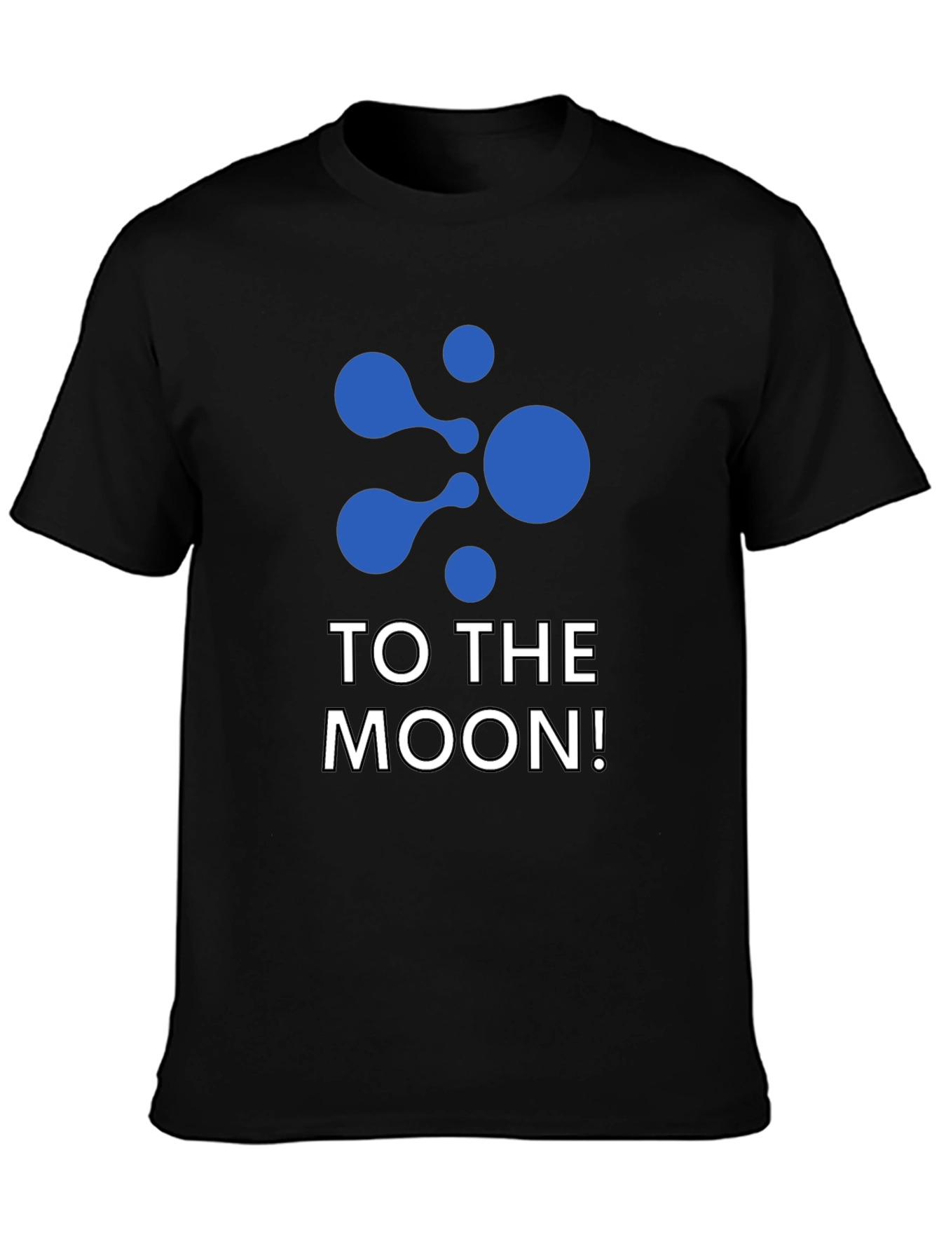 Black To The Moon Black T-Shirt view 3