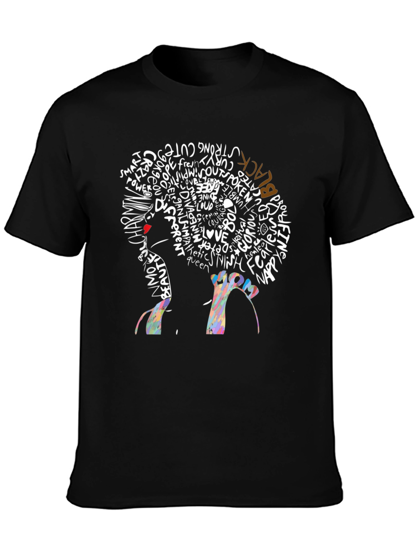 Black Empowered Black Woman Graphic Tee view 3