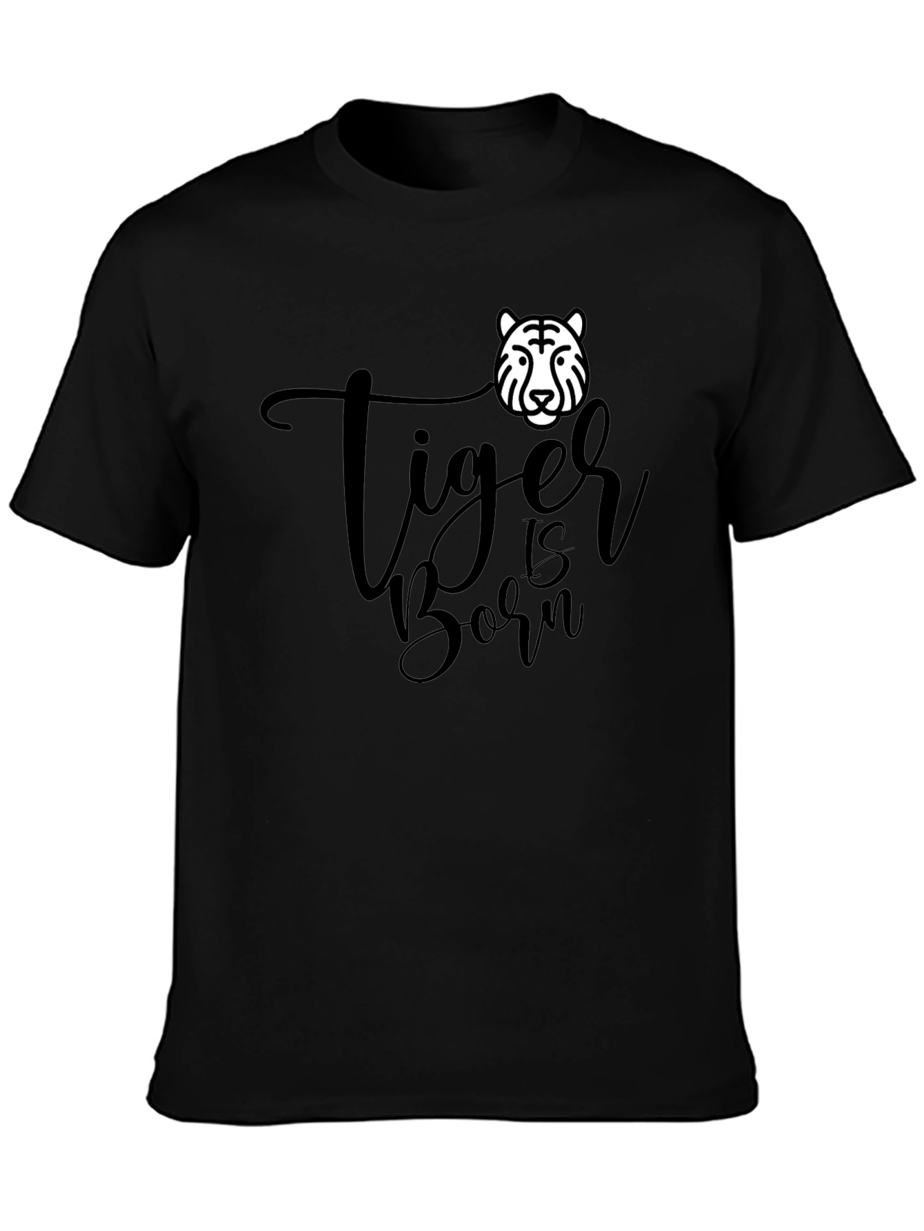 Black Tiger is Born Men's Graphic Tee view 3