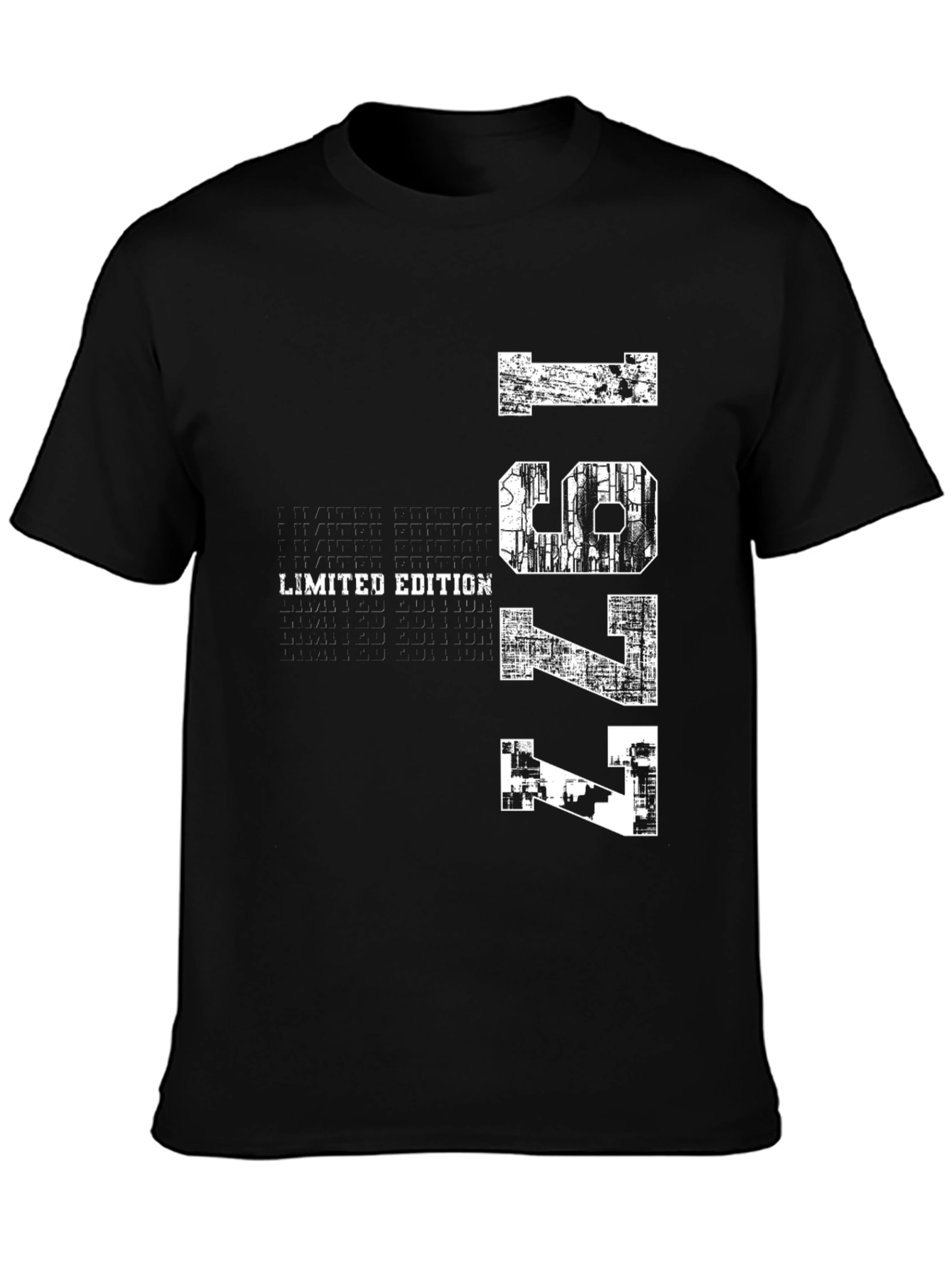 Black Limited Edition 1977 Graphic T-Shirt view 3