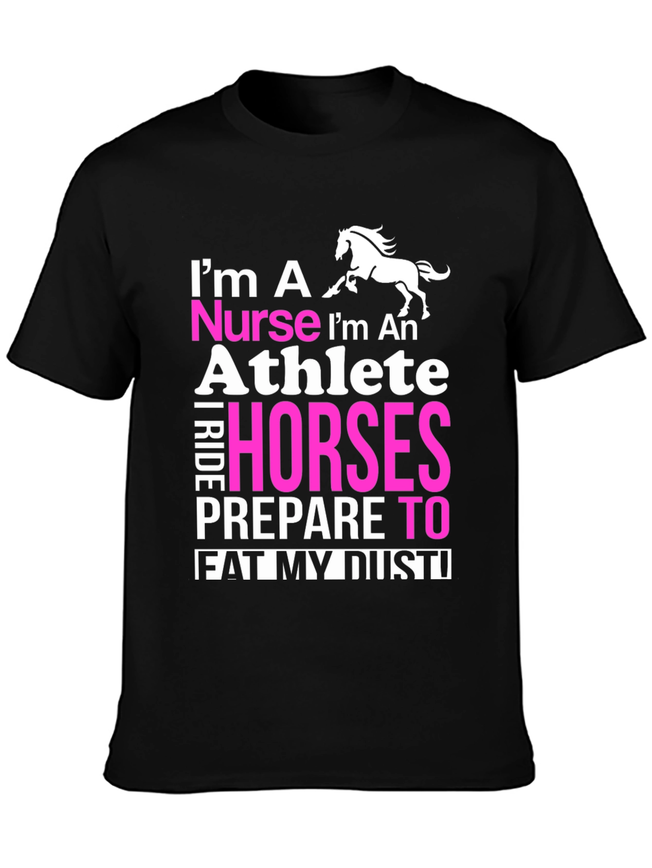 Nurse Athlete Horse Rider T-Shirt - 3