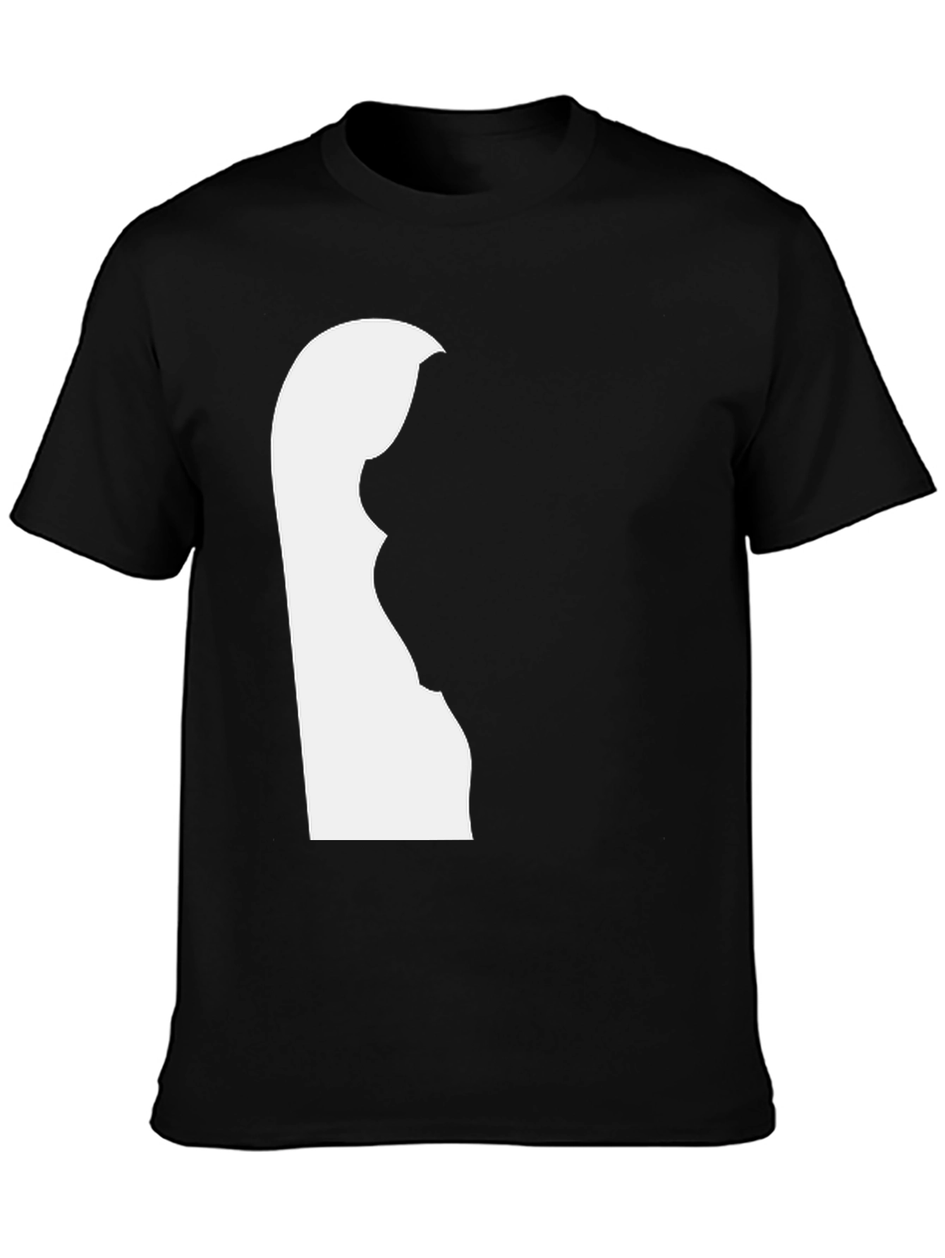 Black Silhouette Graphic T-Shirt view 3